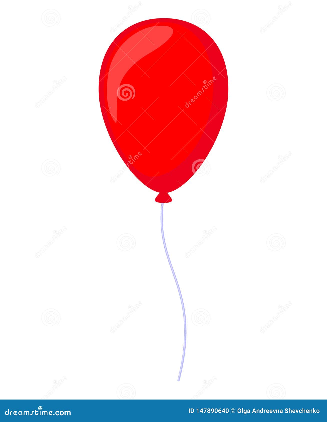 cartoon red baloon