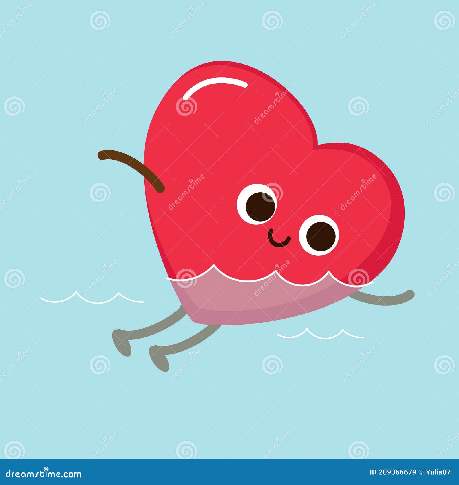 Cartoon Red Heart Swimming in Pool Stock Vector - Illustration of funny, concept: 209366679 Cartoon Red Heart Swimming in Pool Stock Vector - Illustration of funny, concept: 209366679