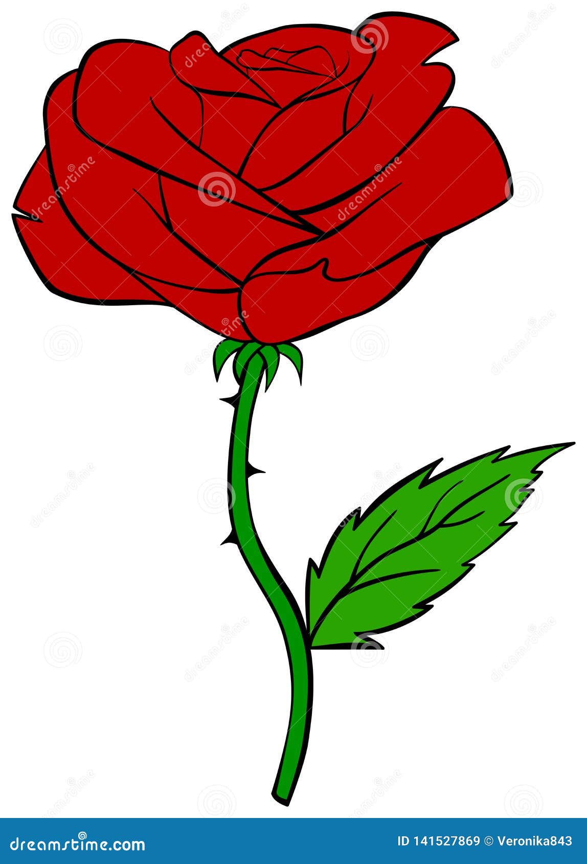 Rose Flower Cartoon Images - Go Images Club