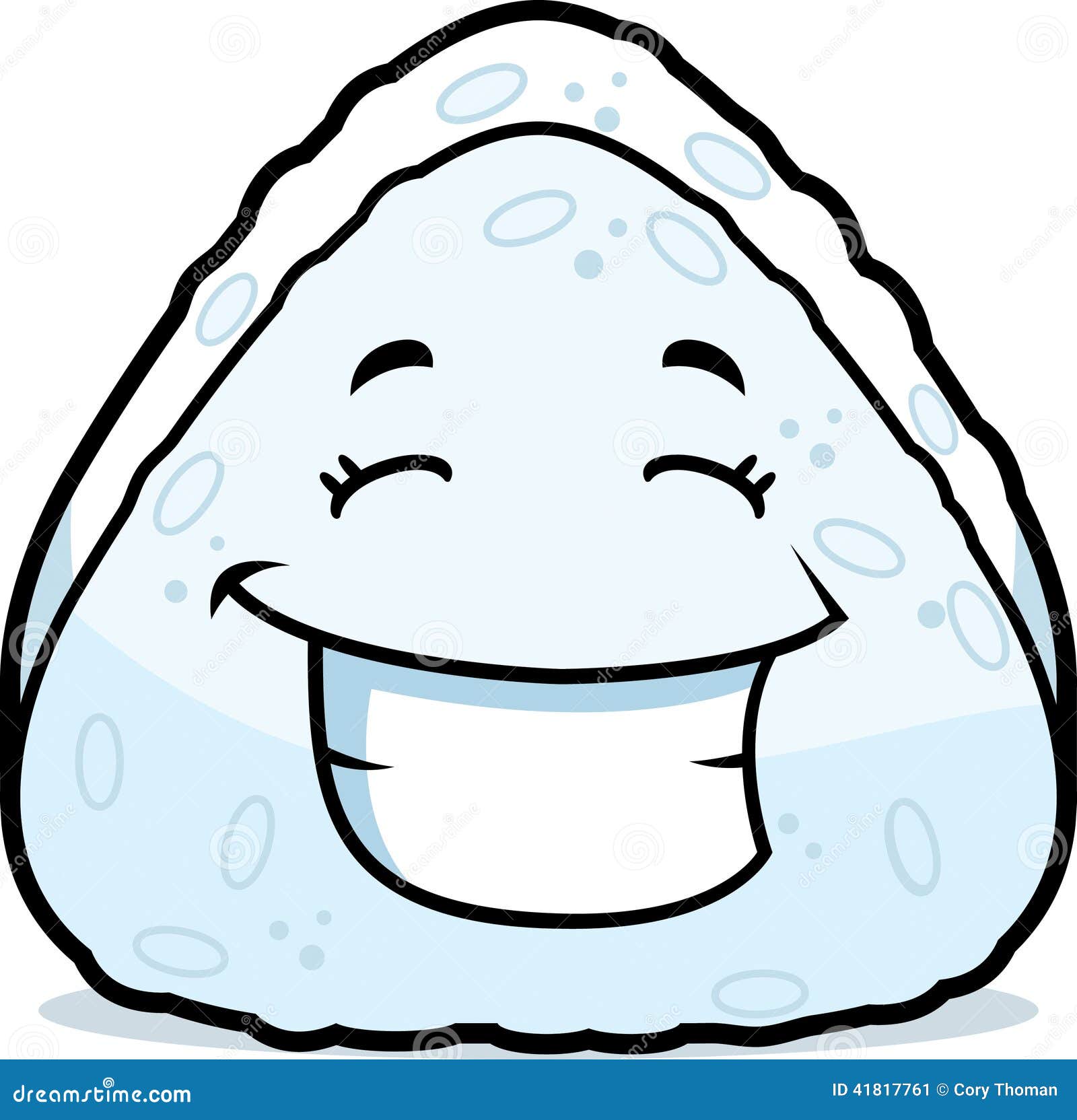 Cartoon Rice Ball Stock Vector Image 41817761