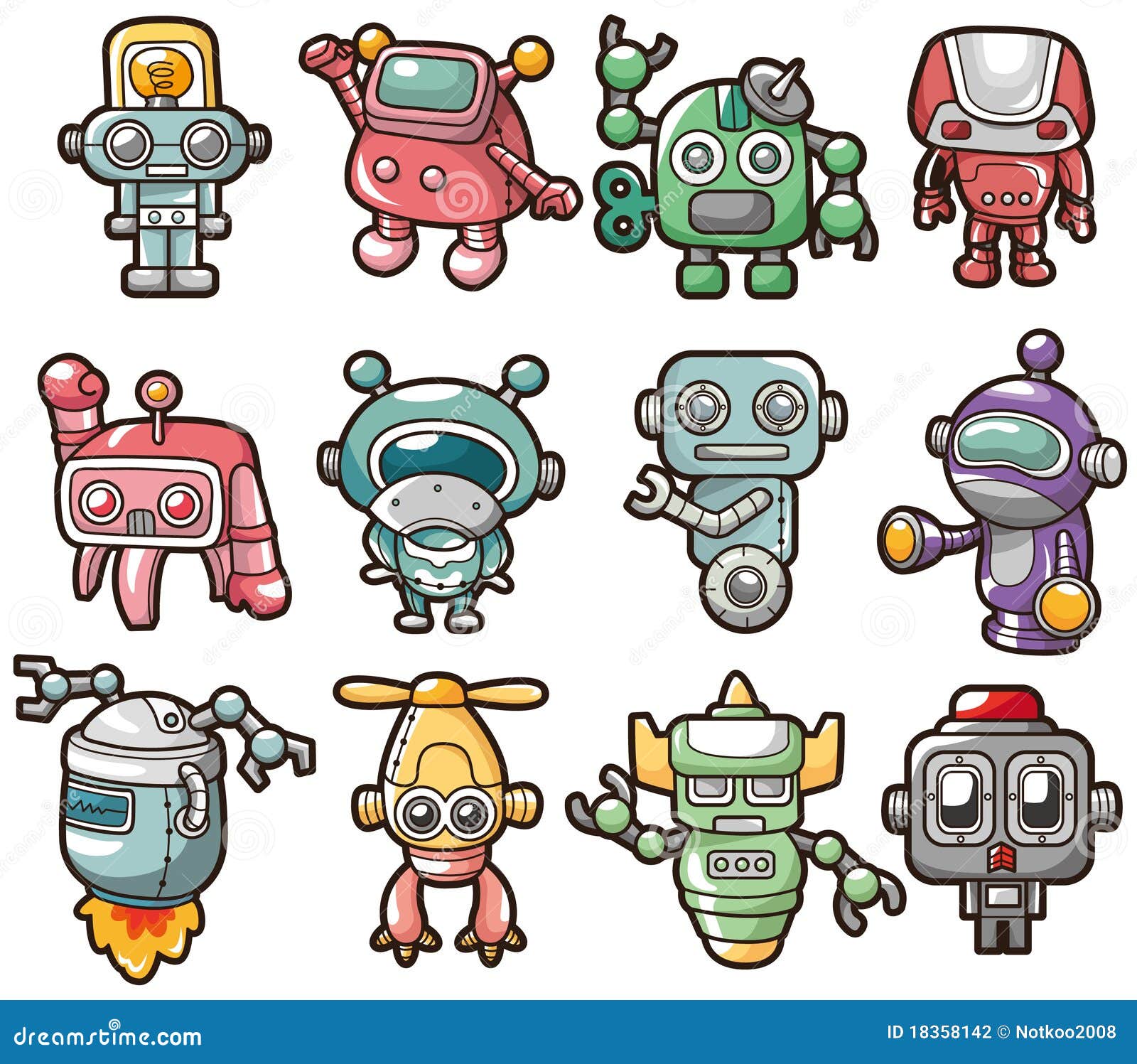 Cartoon robot icon stock vector. Illustration of element - 18358142 Cartoon robot icon stock vector. Illustration of element - 18358142