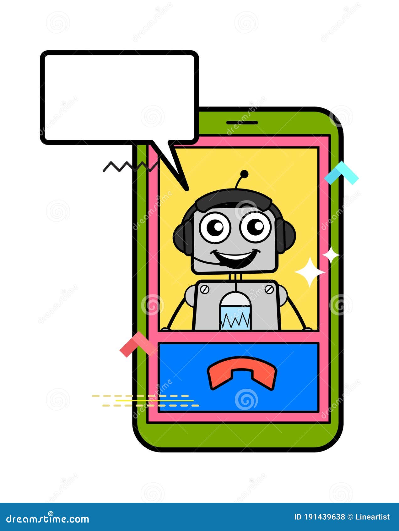 Cartoon Robot Video Calling on Mobile Stock Illustration - Illustration of science, call: 191439638 Cartoon Robot Video Calling on Mobile Stock Illustration - Illustration of science, call: 191439638