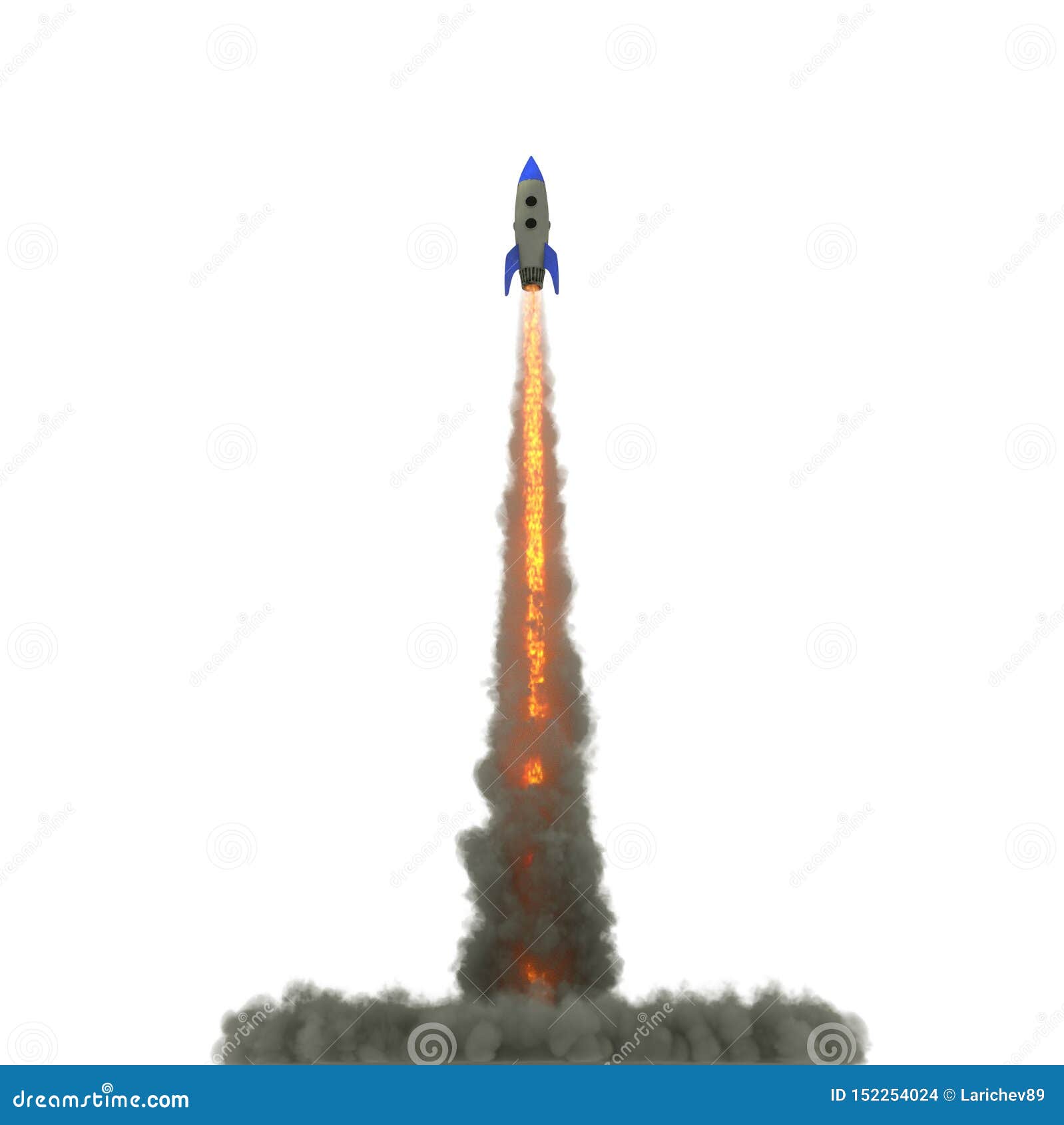 cartoon galery net: Cartoon Rocket Launch