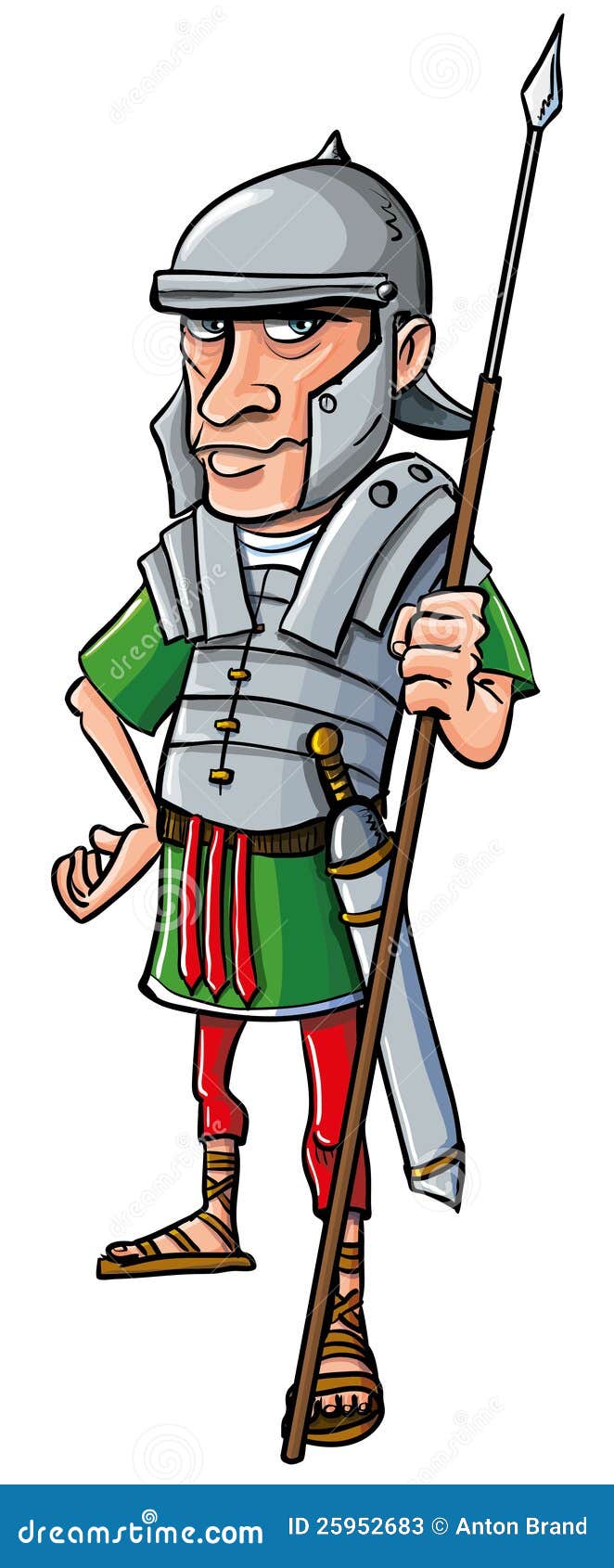 Cartoon Roman Army Vector Illustration | CartoonDealer.com #86630514