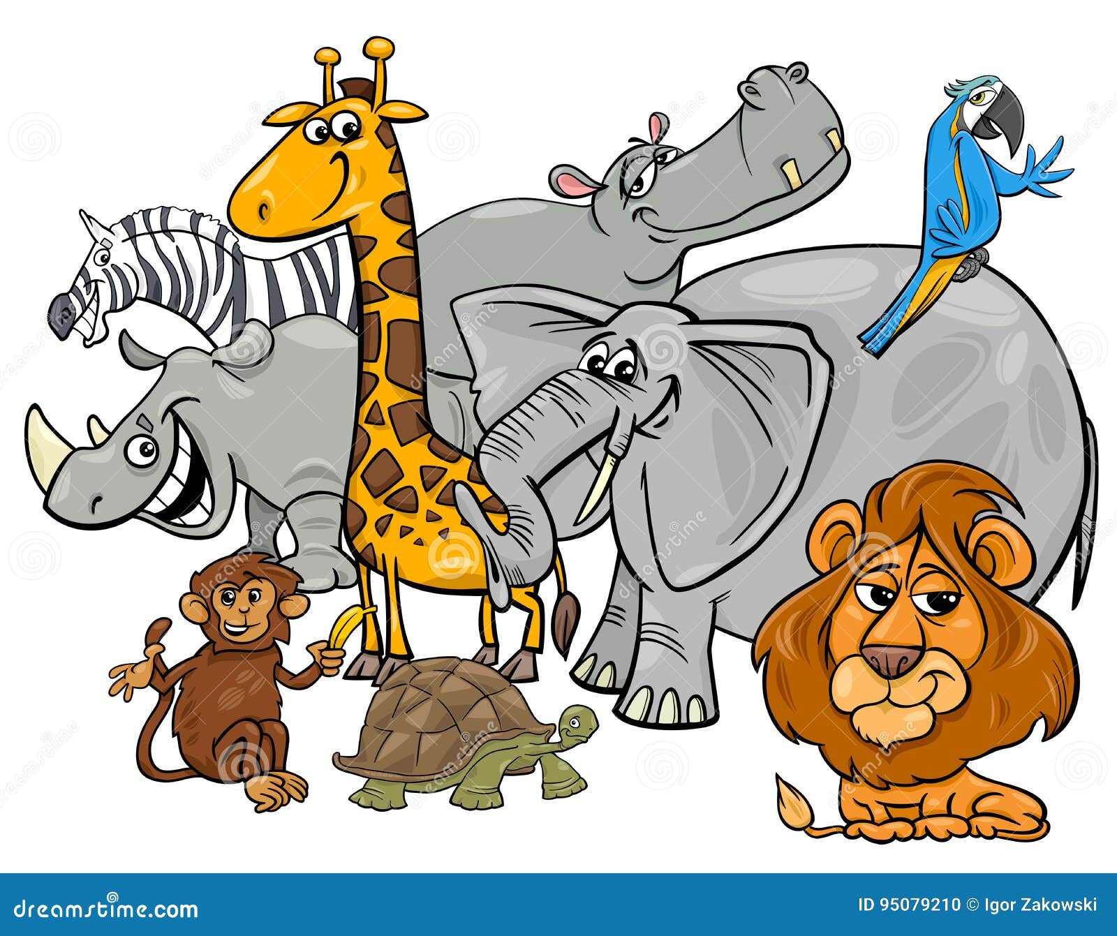 Cartoon Safari Animal Characters Group Stock Vector - Illustration of drawing, rhino: 95079210 Cartoon Safari Animal Characters Group Stock Vector - Illustration of drawing, rhino: 95079210