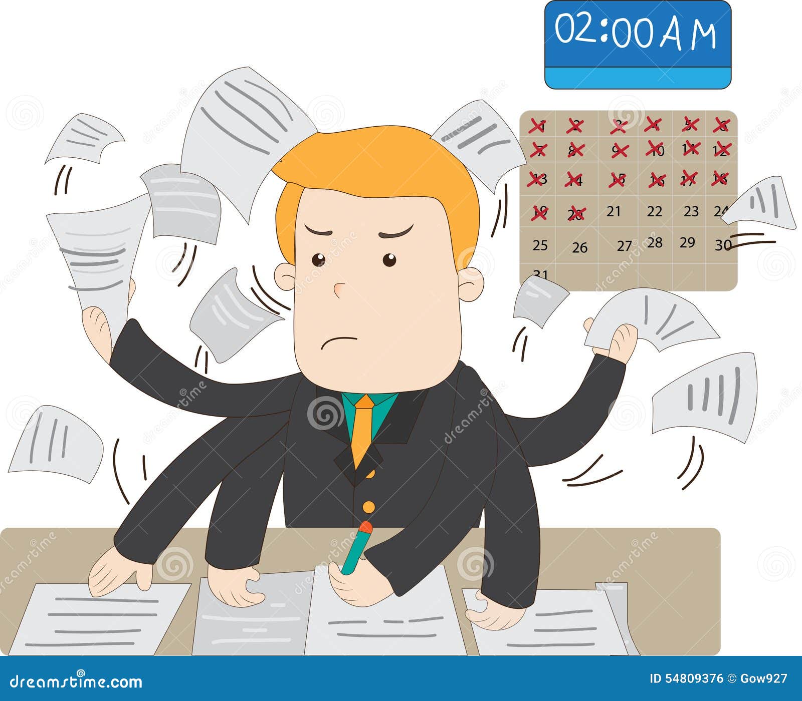 free clipart stressed office worker - photo #45