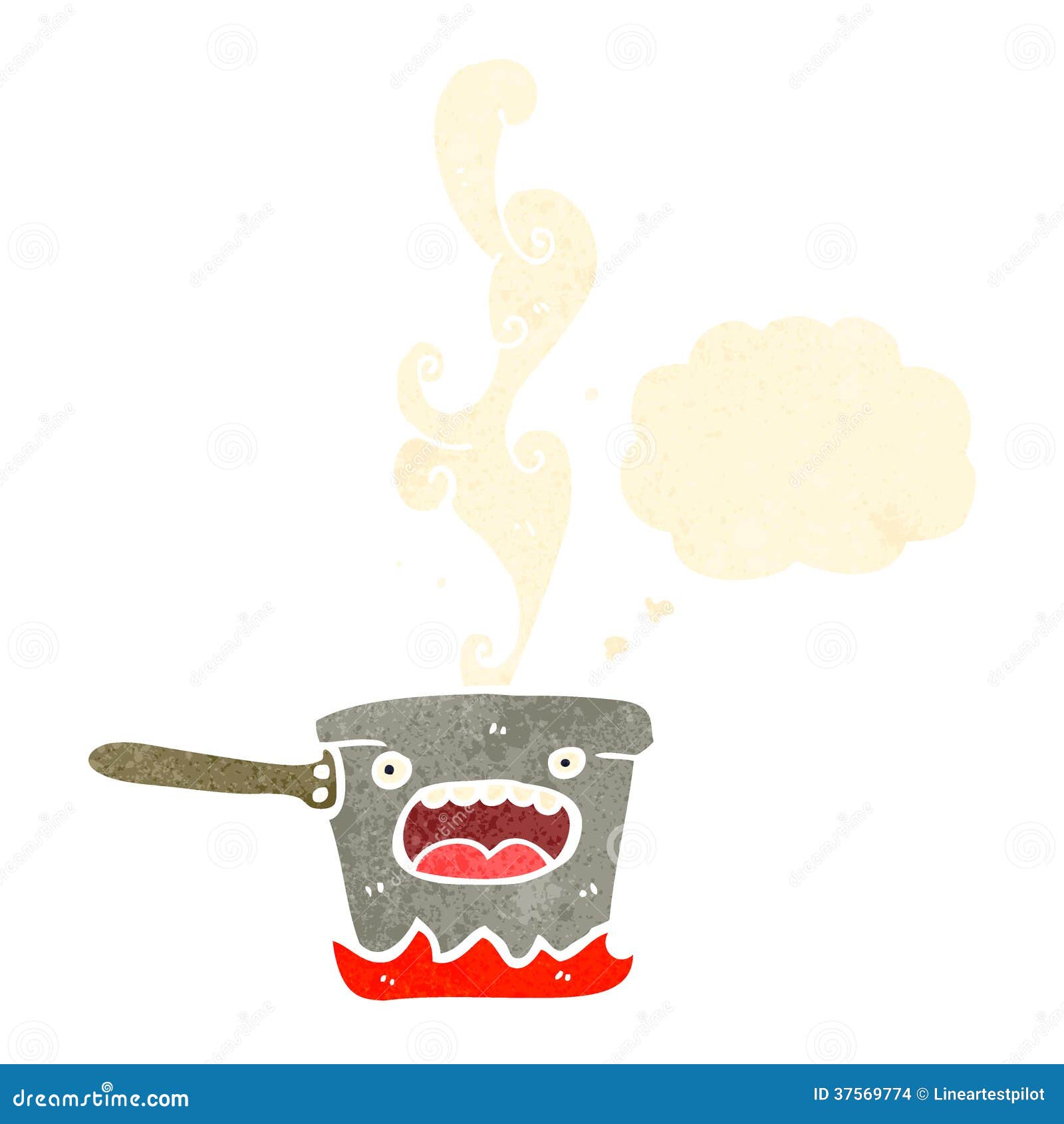 Cartoon saucepan stock vector. Illustration of character 37569774