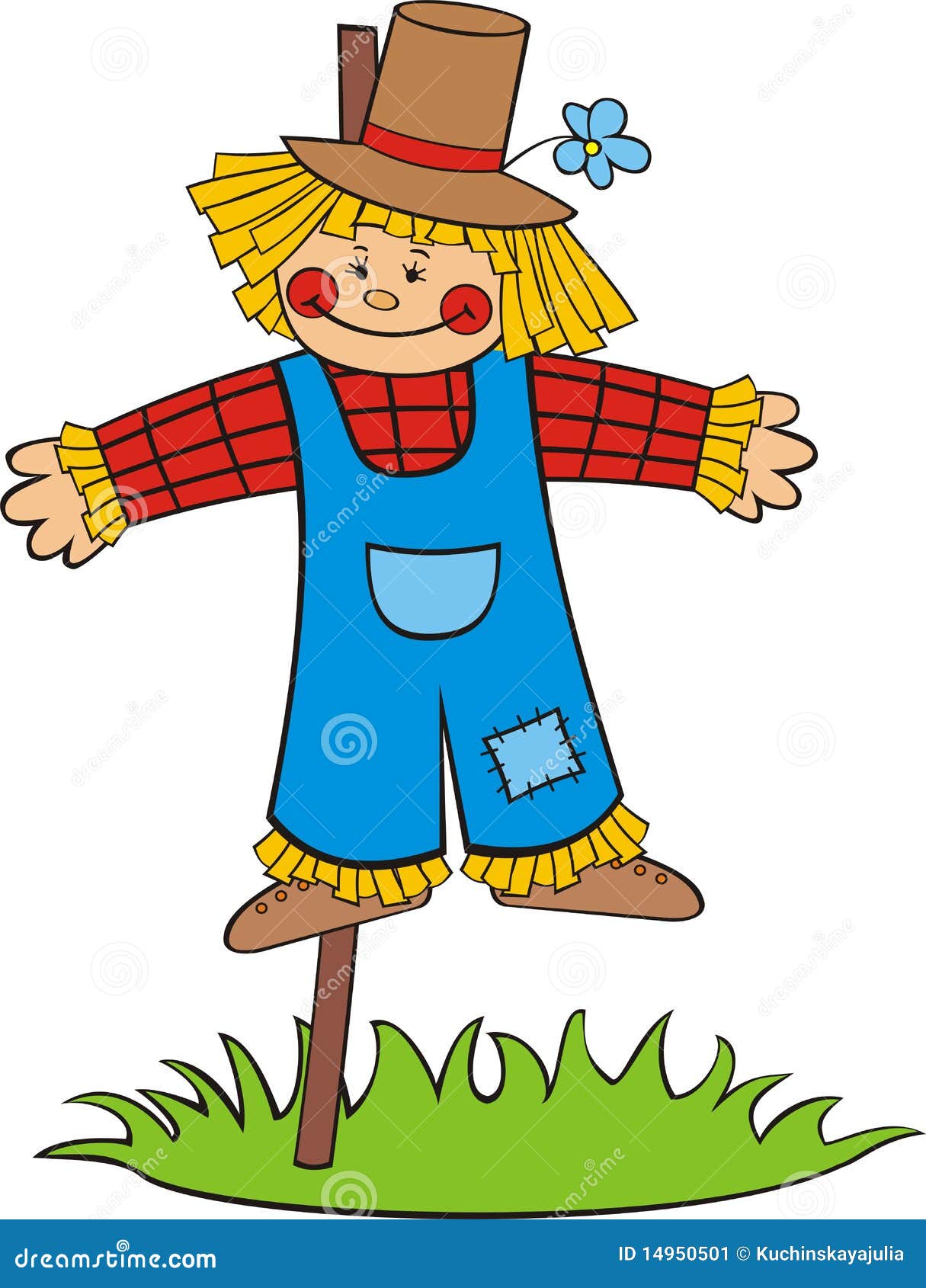 cartoon scarecrow