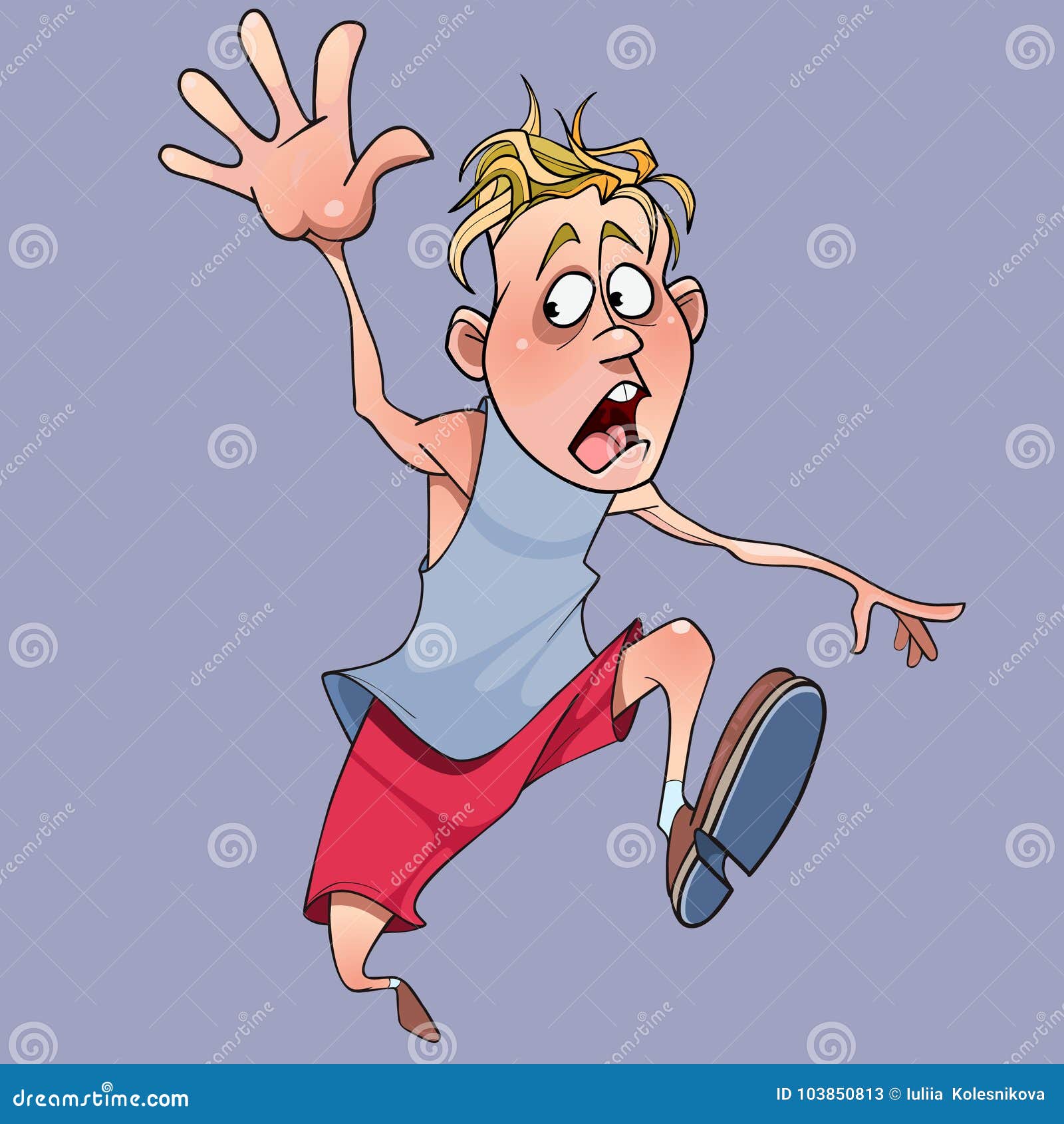 Cartoon Scared Man Running at a Speed Stock Vector - Illustration of mouth, emotions: 103850813 Cartoon Scared Man Running at a Speed Stock Vector - Illustration of mouth, emotions: 103850813