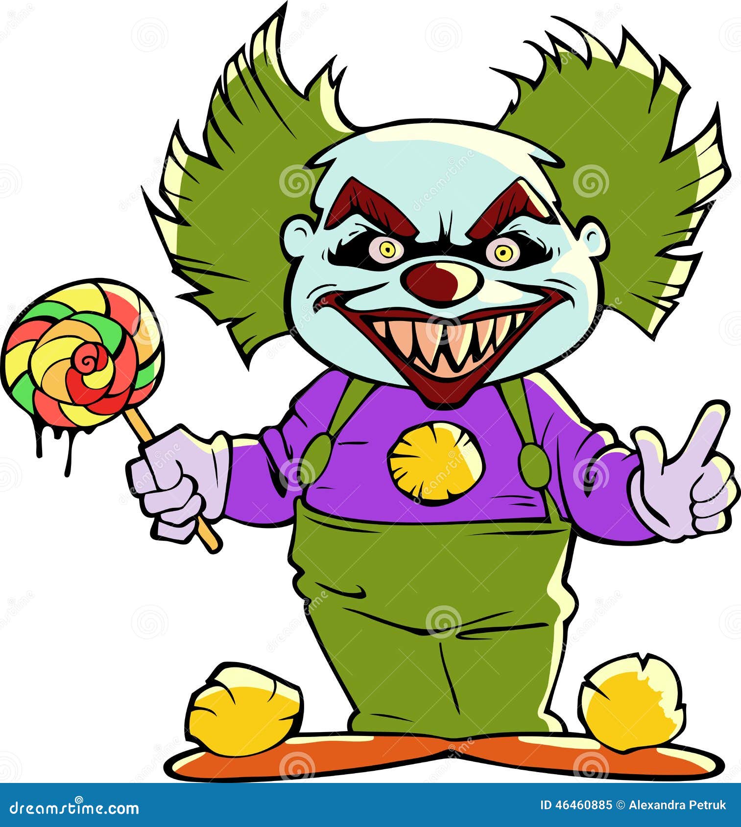 Cartoon Clown Illustration Scary Stock Illustrations – 1,817 Cartoon Clown  Illustration Scary Stock Illustrations, Vectors & Clipart - Dreamstime