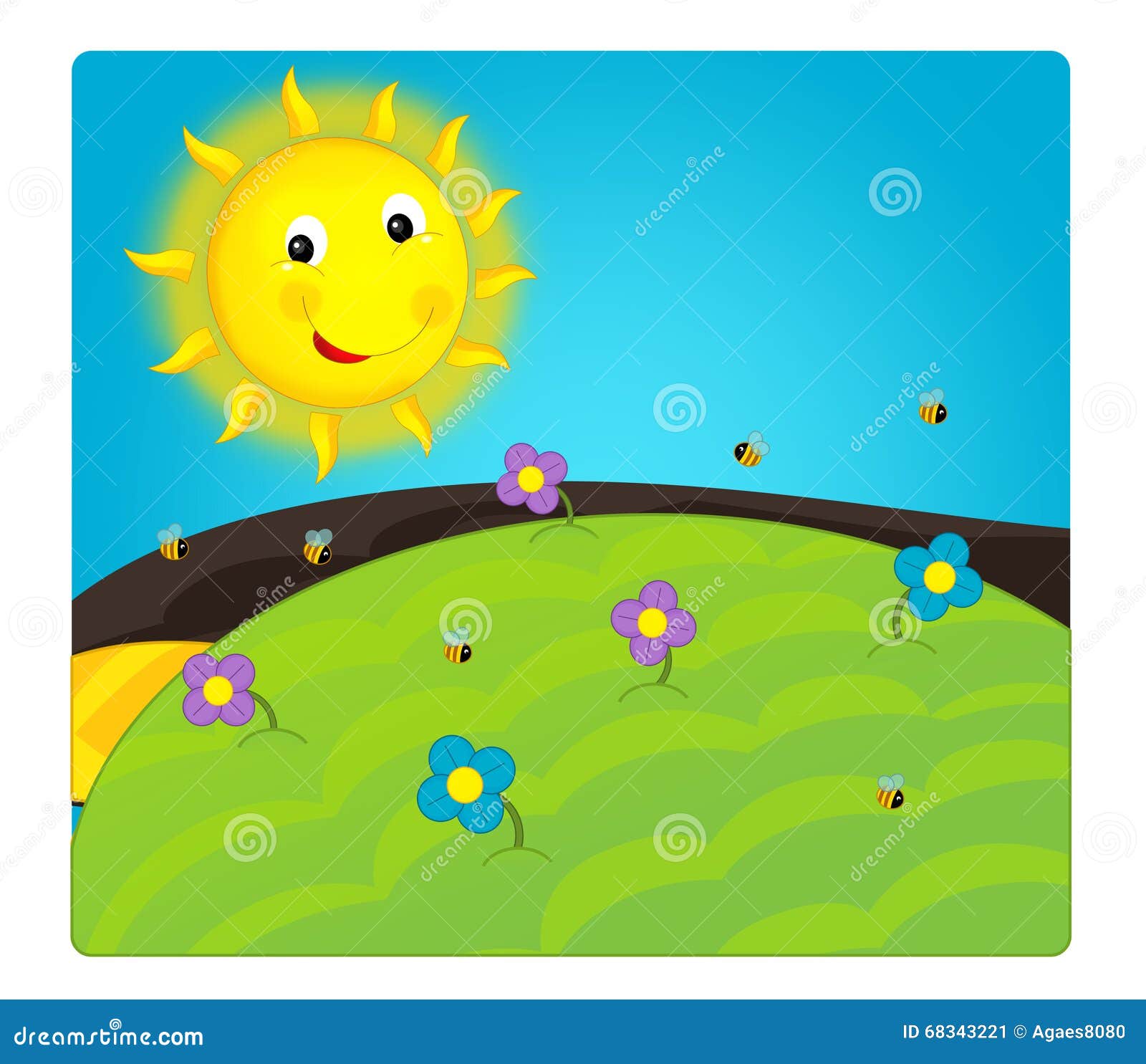 Cartoon Scene with Weather - Sunny Meadow Stock Illustration - Illustration of colorful, anime: 68343221 Cartoon Scene with Weather - Sunny Meadow Stock Illustration - Illustration of colorful, anime: 68343221