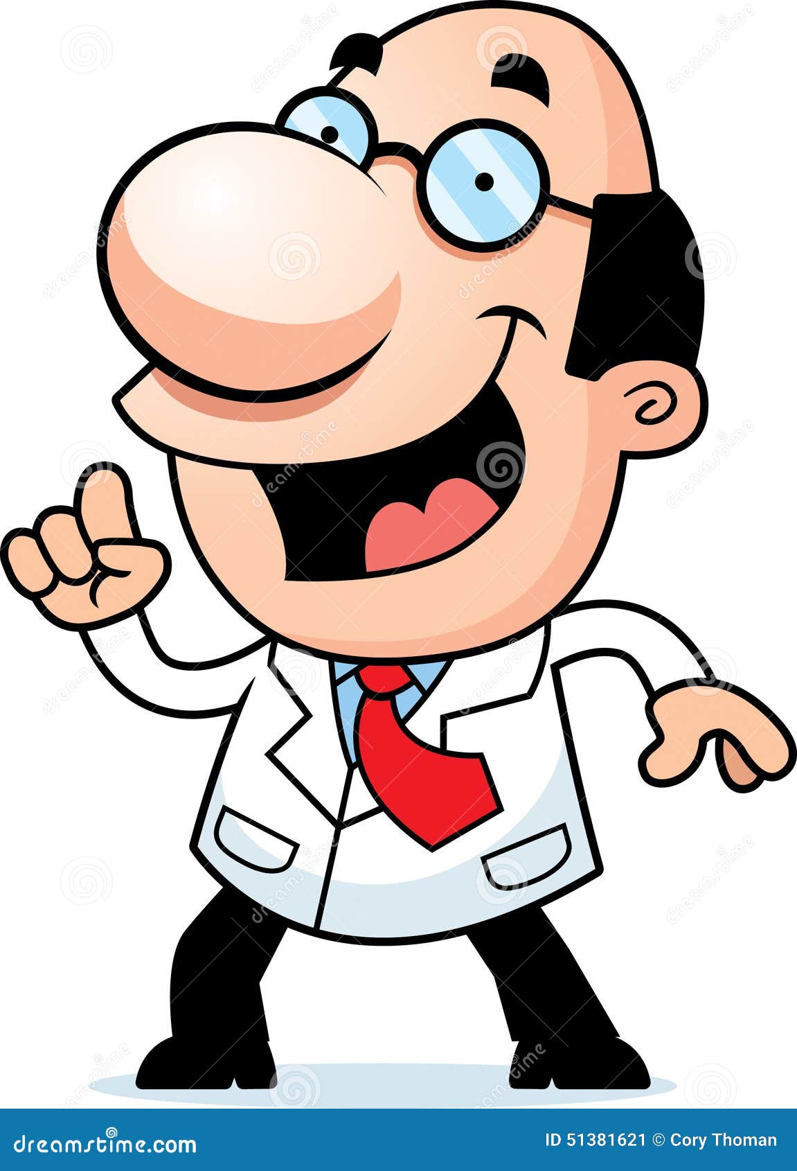  Cartoon  Scientist  Idea stock vector Illustration of 