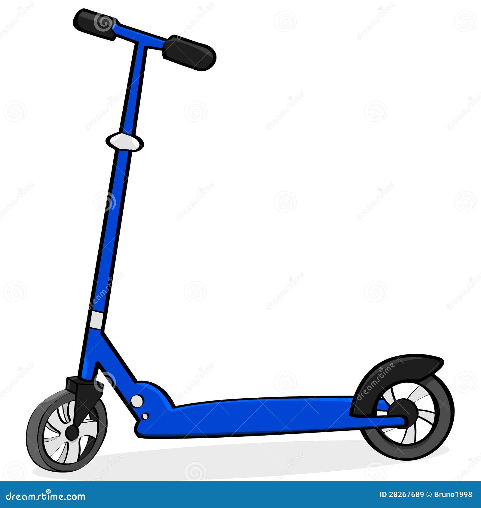 cartoon scooter