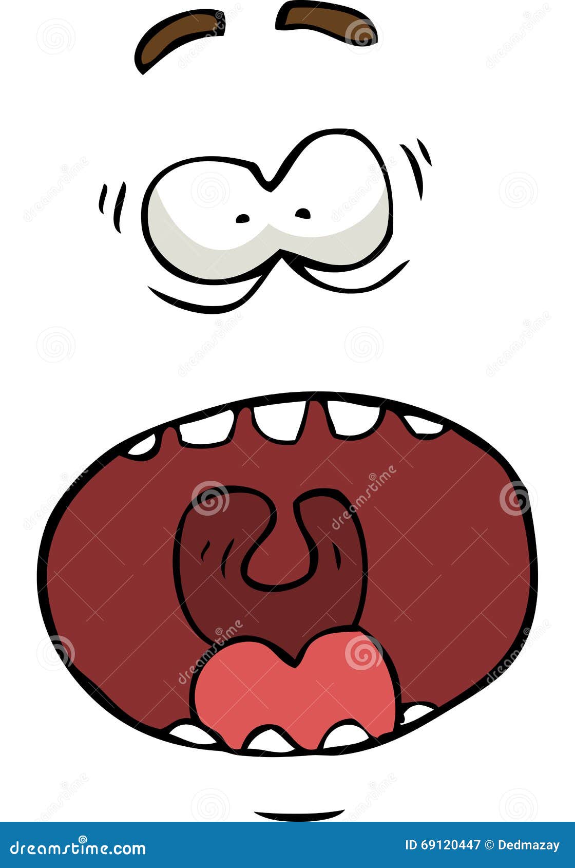 Cartoon Man Screaming Royalty-Free Stock Photography | CartoonDealer