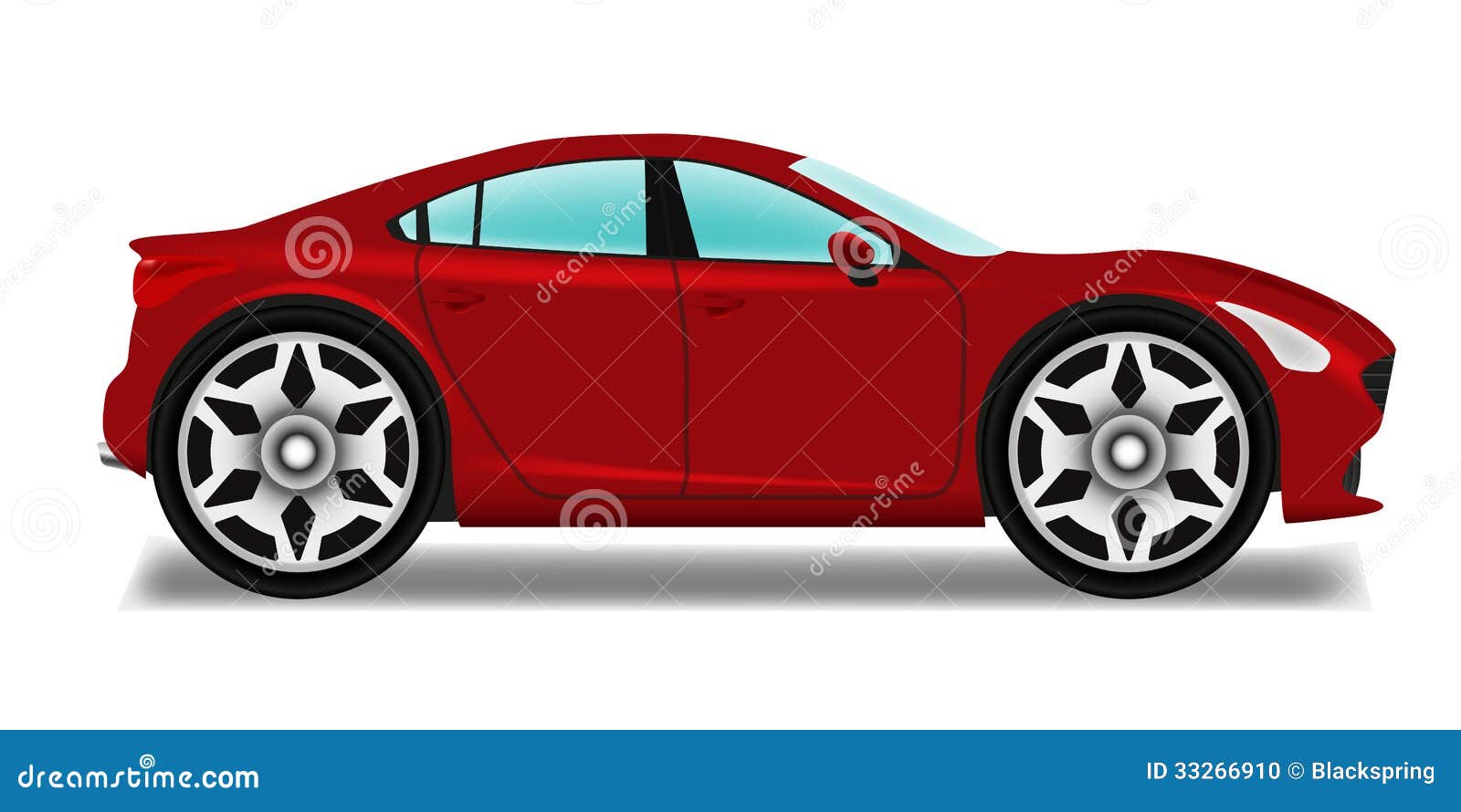 Cartoon sedan. stock vector. Illustration of cartoon  33266910