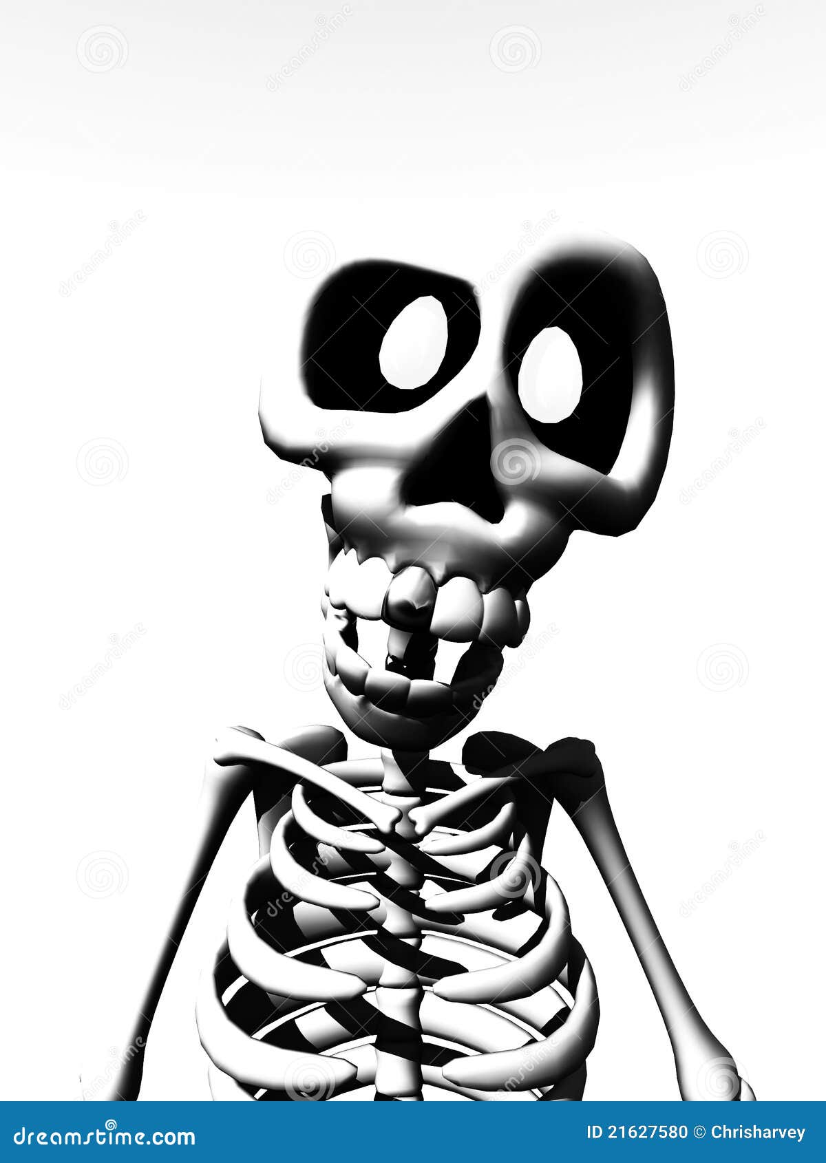 Cartoon Skeleton stock illustration. Illustration of halloween - 21627580