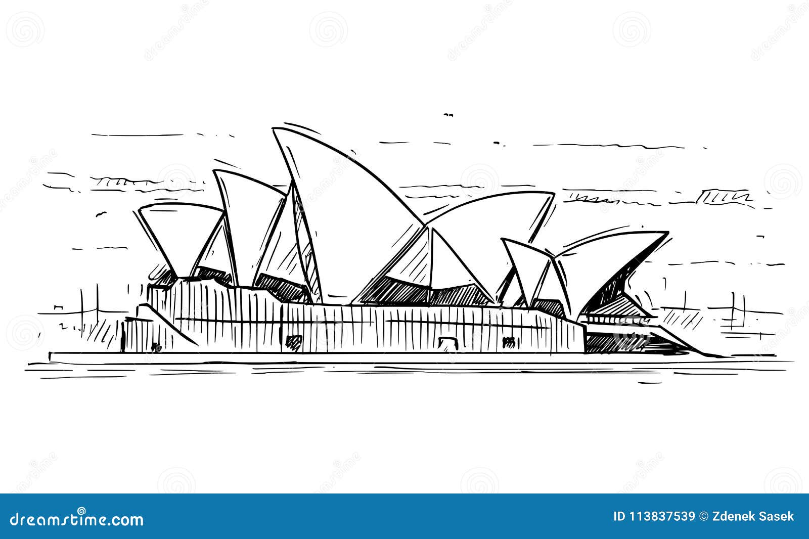 Sydney Opera House in Edges, Shapes and Volumes - Liz Steel : Liz Steel