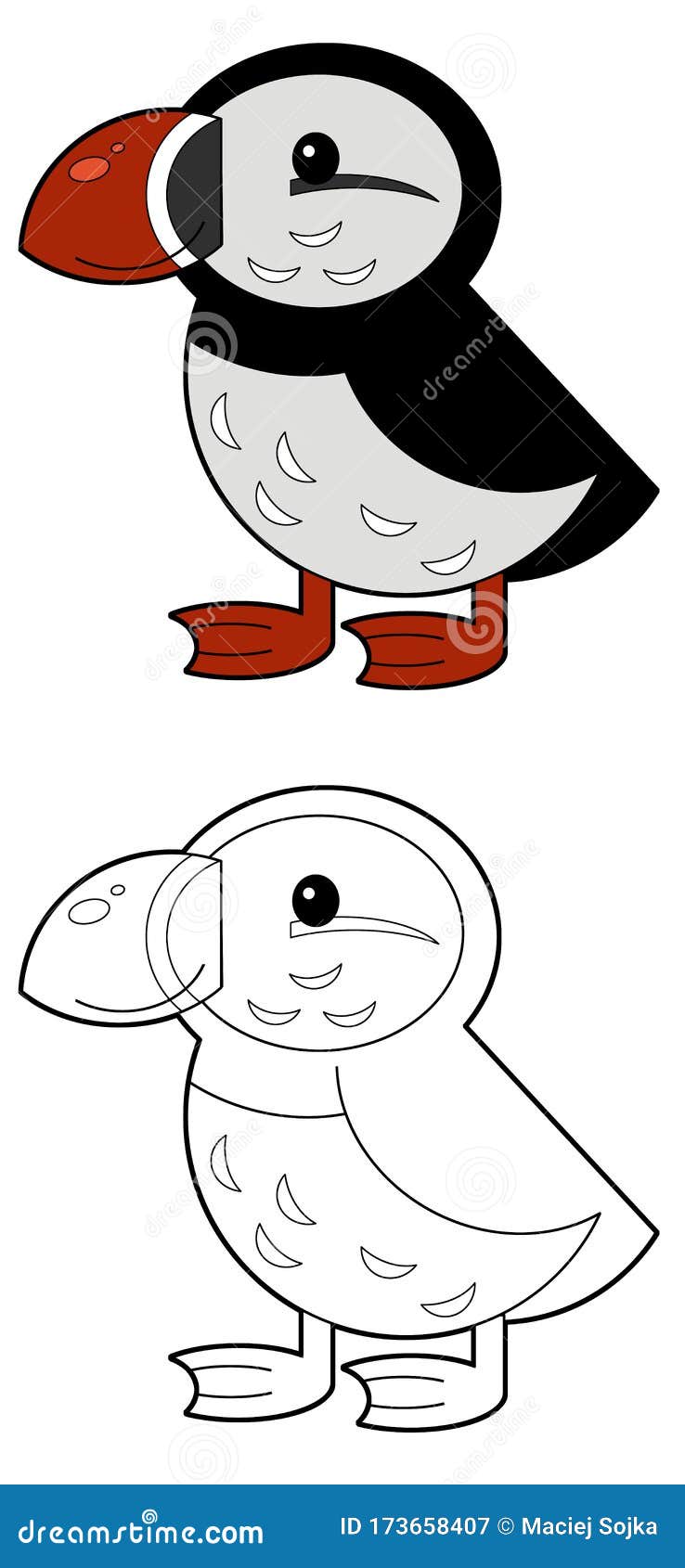 How To Draw A Puffin  Art For Kids Hub 