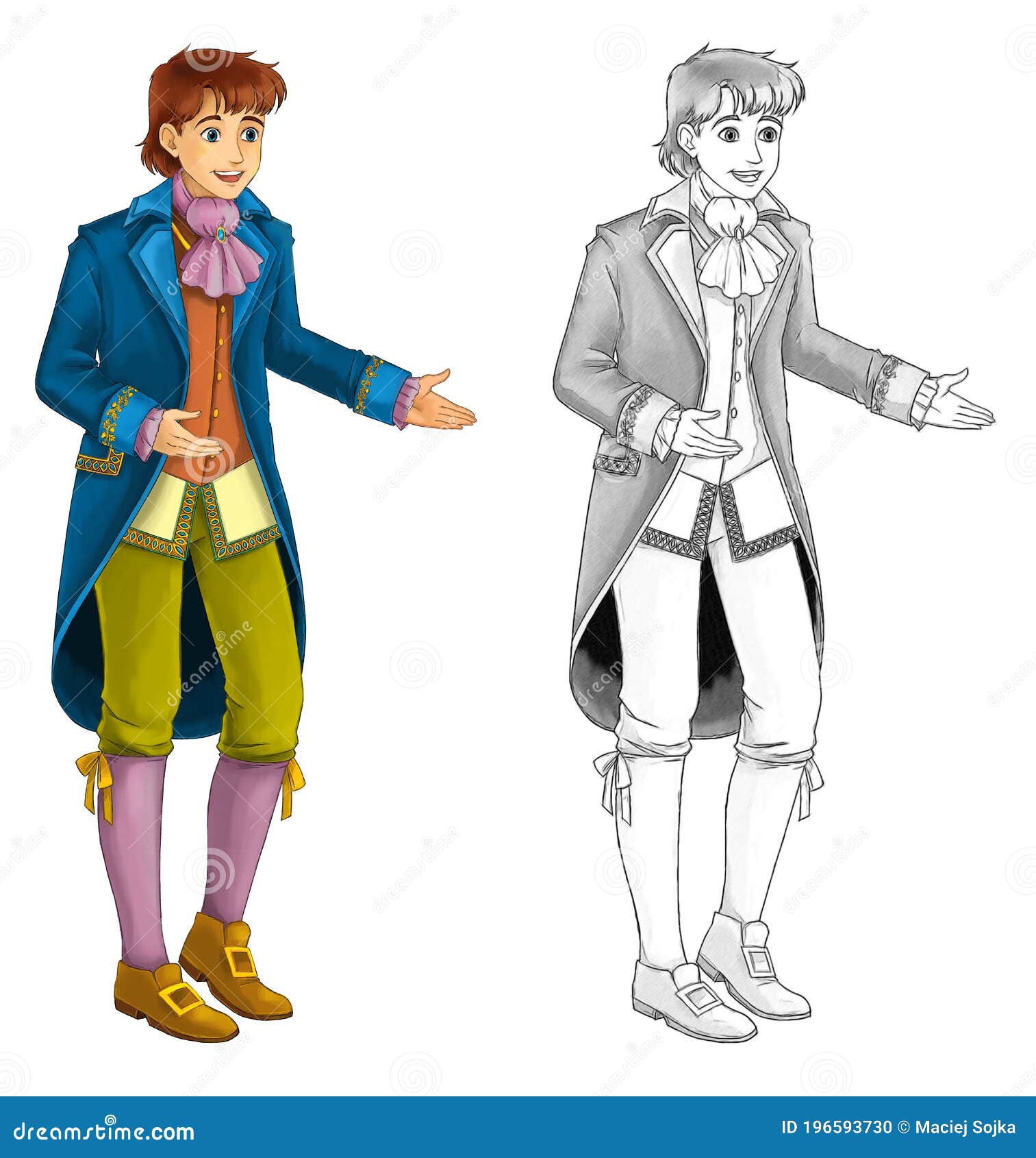 Cartoon Sketch Scene with Handsome Prince Illustration Stock Illustration - Illustration of king, drawing: 196593730 Cartoon Sketch Scene with Handsome Prince Illustration Stock Illustration - Illustration of king, drawing: 196593730