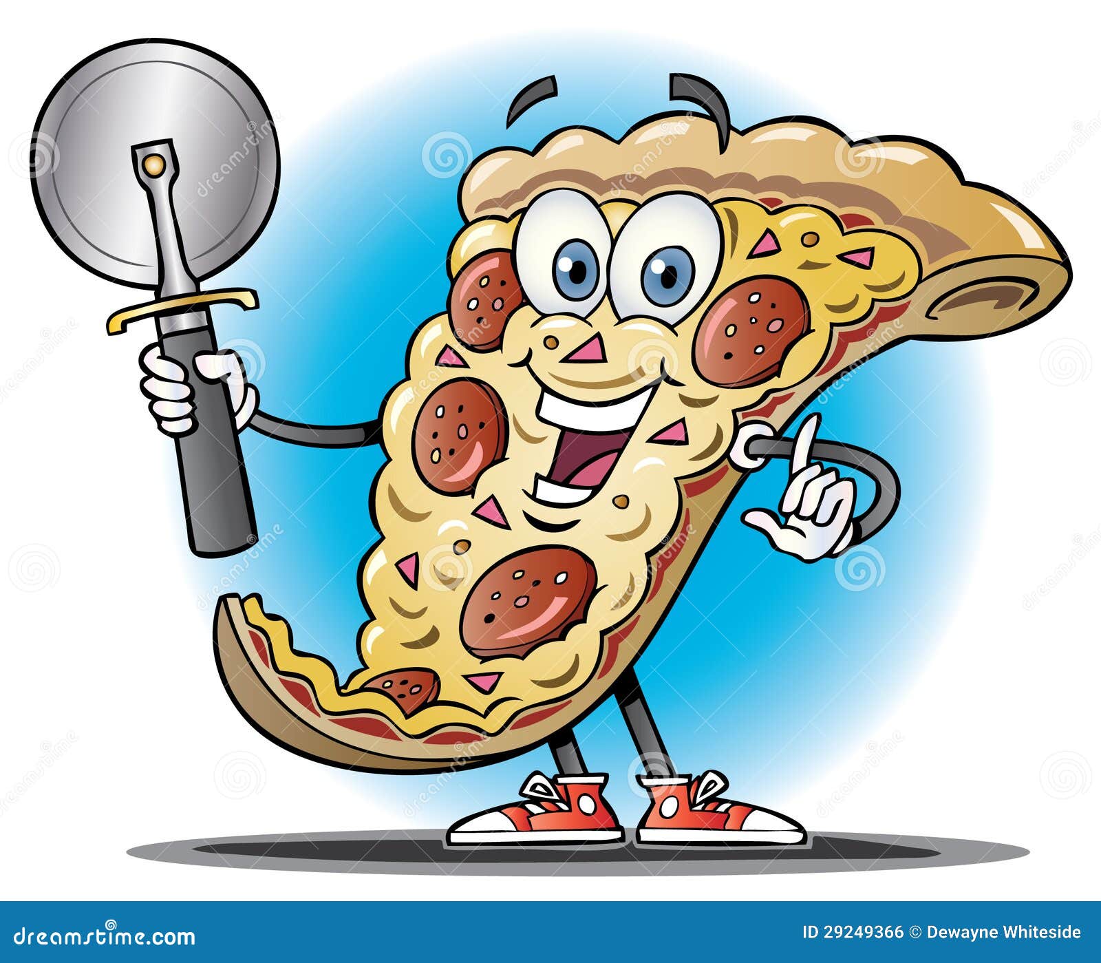 Premium Vector  Funny cartoon character, pizza and pineapple