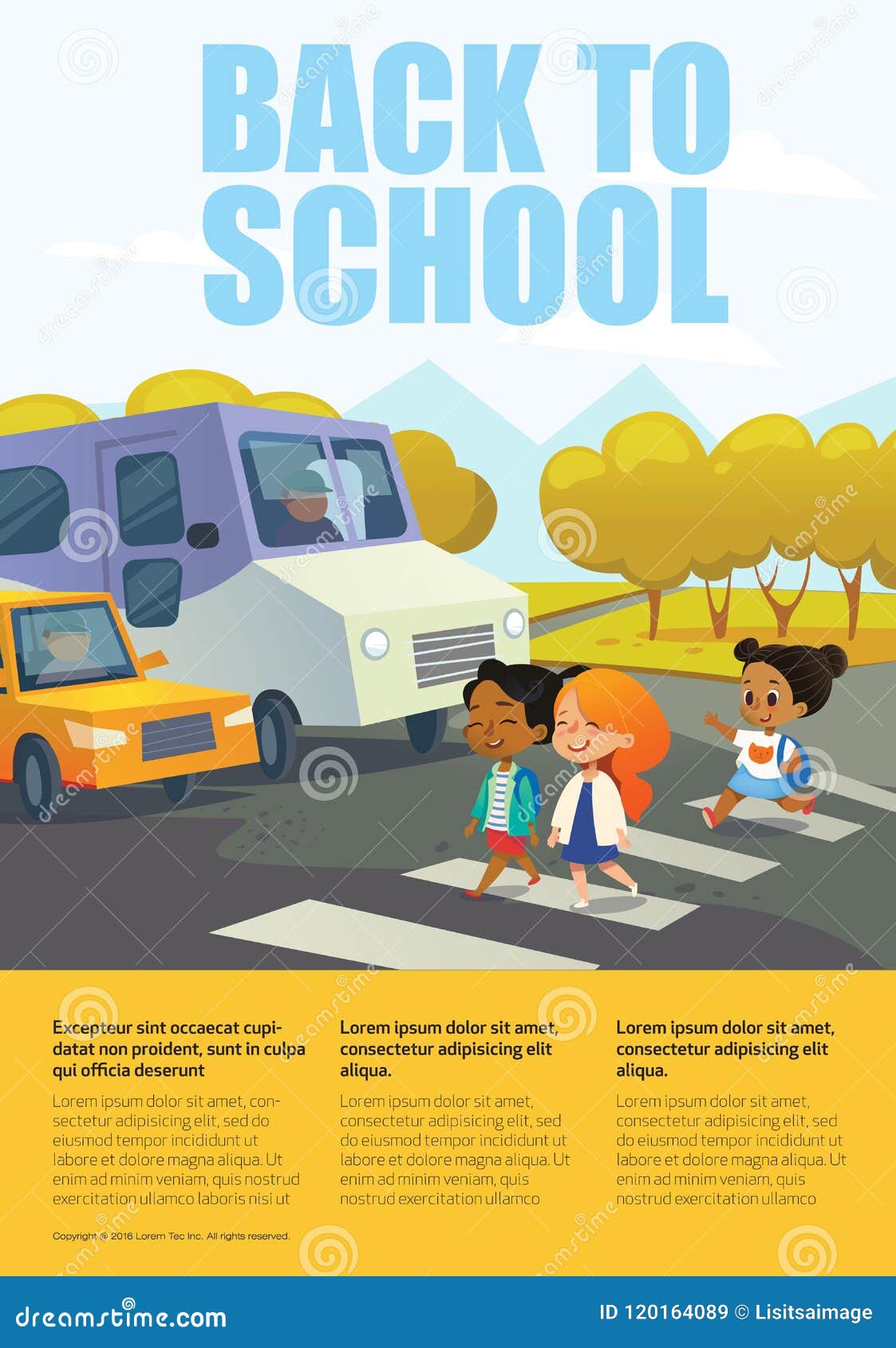 Cartoon Smiling Girls Crossing Road Along Crosswalk in Front of Stopped Bus and Car. Traffic Safety Education for Stock Vector - Illustration of childhood, park: 120164089 Cartoon Smiling Girls Crossing Road Along Crosswalk in Front of Stopped Bus and Car. Traffic Safety Education for Stock Vector - Illustration of childhood, park: 120164089