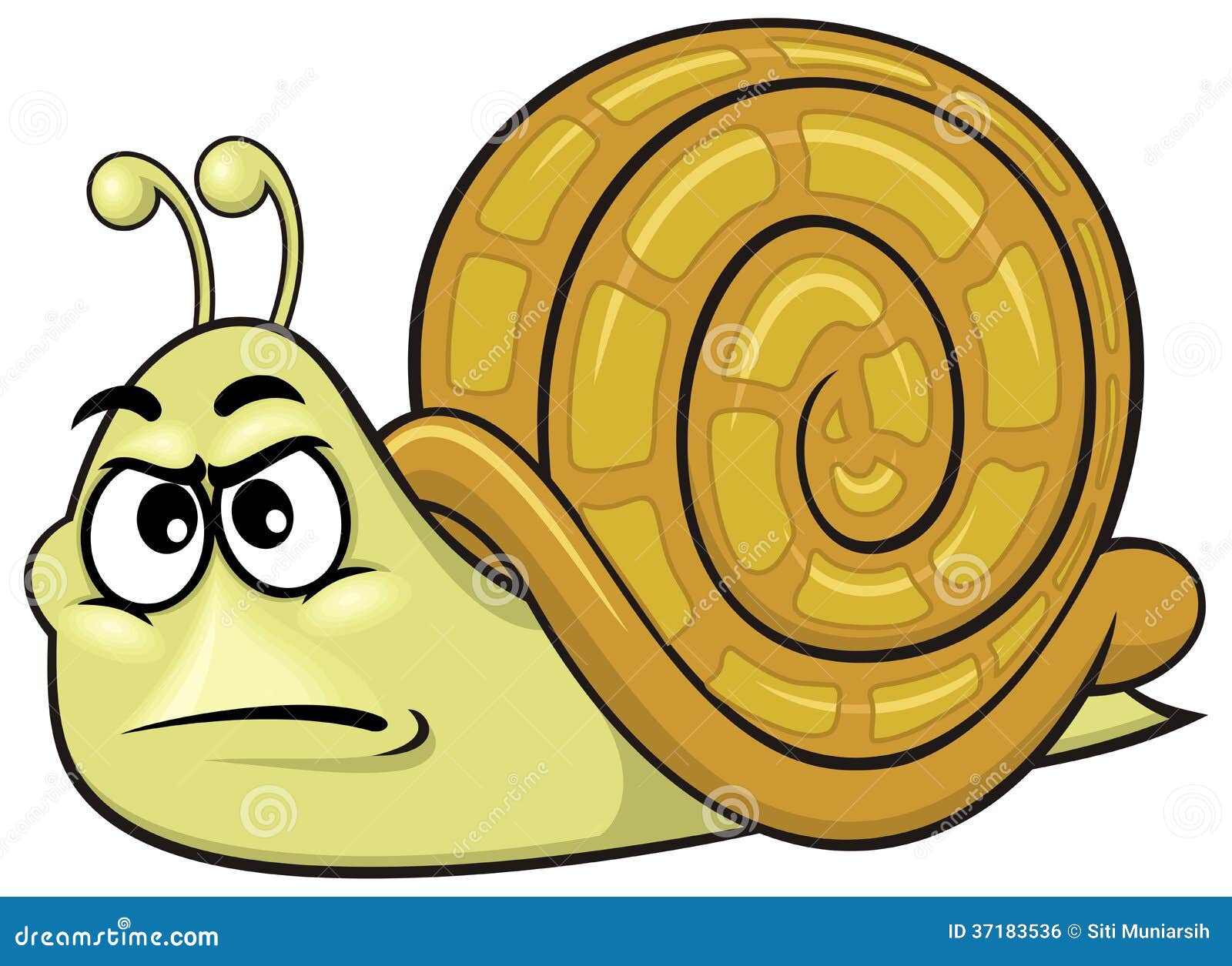 Cartoon snail 01 stock vector. Illustration of symbol - 37183536