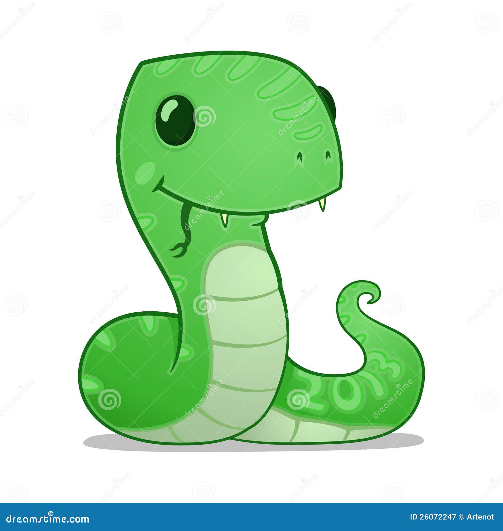 Cartoon snake stock illustration. Image of lifestyles ...