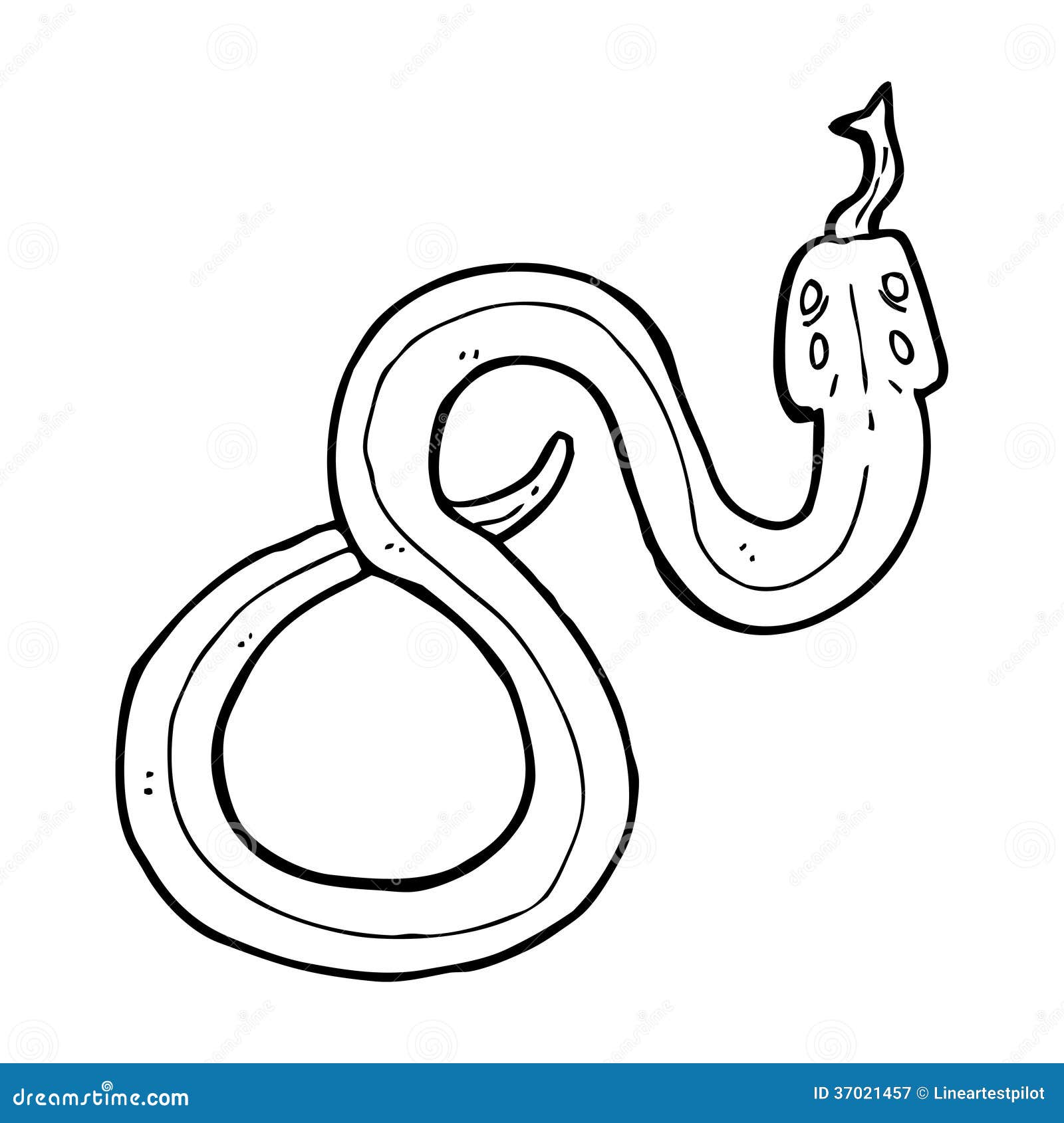Cartoon snake stock illustration. Illustration of clip - 37021457