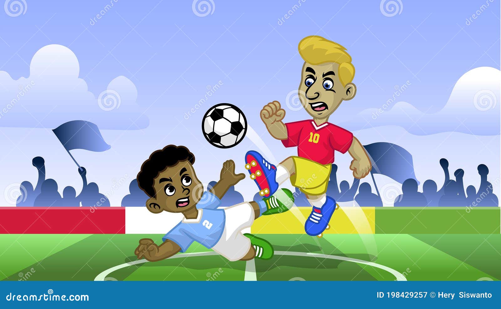 Cartoon Soccer Kids Playing Soccer Game in the Field Stock Vector - Illustration of competition, goal: 198429257 Cartoon Soccer Kids Playing Soccer Game in the Field Stock Vector - Illustration of competition, goal: 198429257