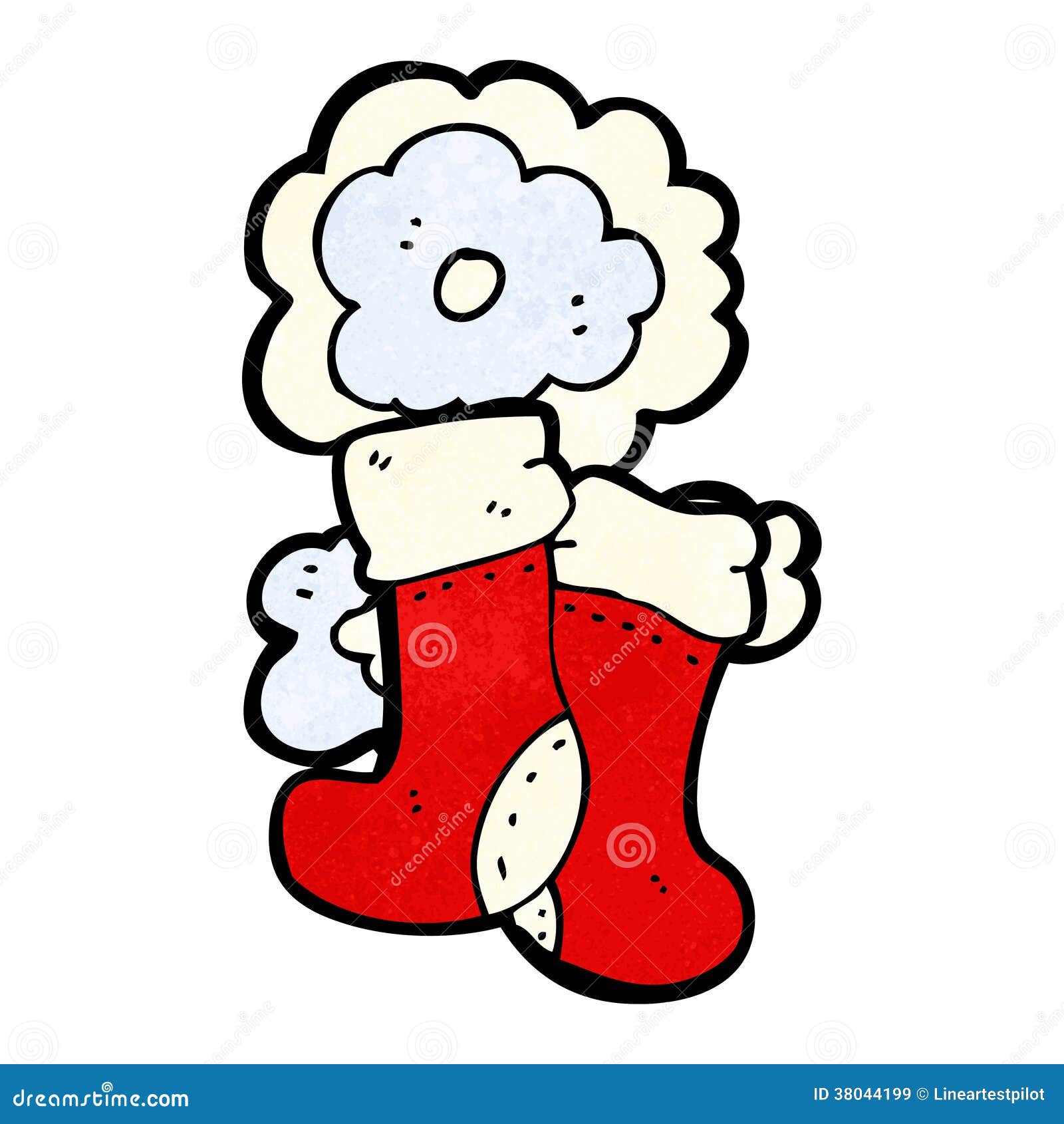 Cartoon socks stock vector. Illustration of socks, xmas - 38044199