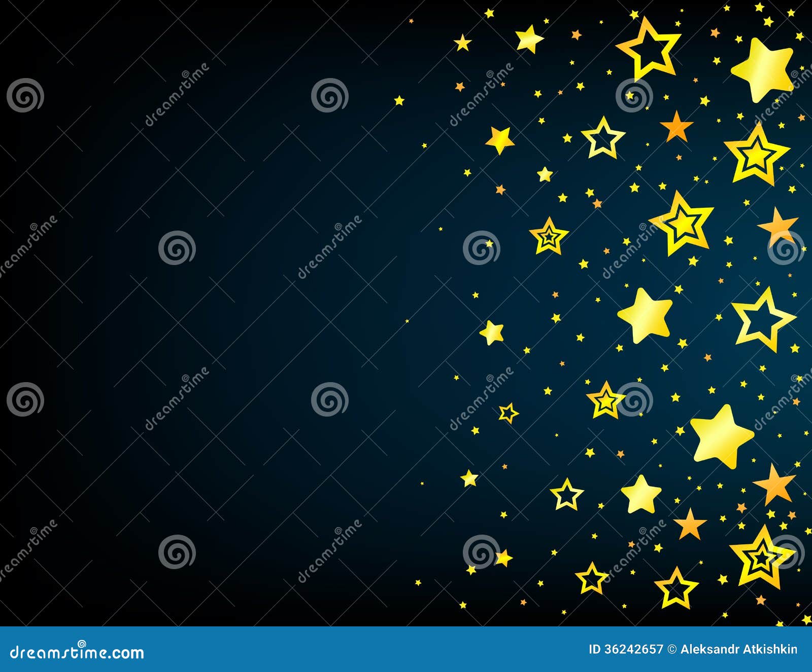 Cartoon Star Colored Background Stock Vector - Illustration of dream,  black: 36242657