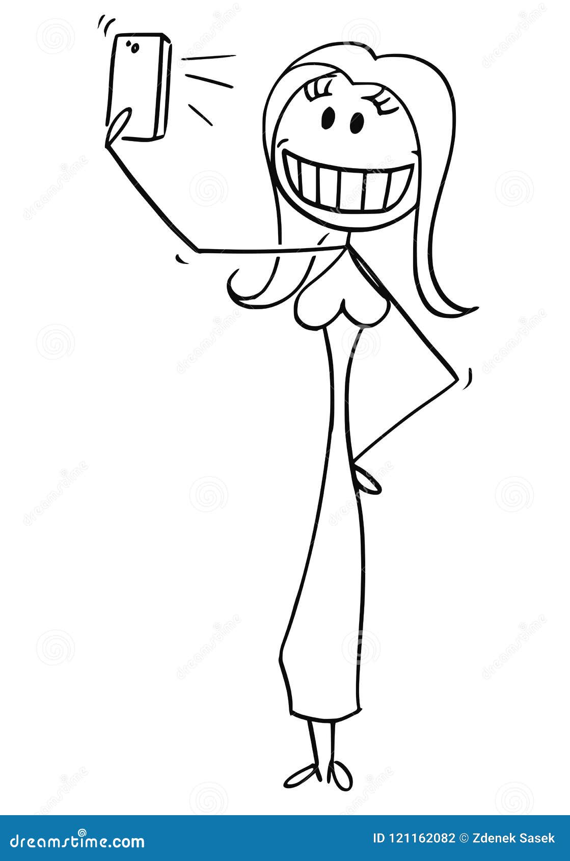 Cartoon of Woman with Artificial Smile Taking Selfie Stock Vector - Illustration of expression, happy: 121162082 Cartoon of Woman with Artificial Smile Taking Selfie Stock Vector - Illustration of expression, happy: 121162082