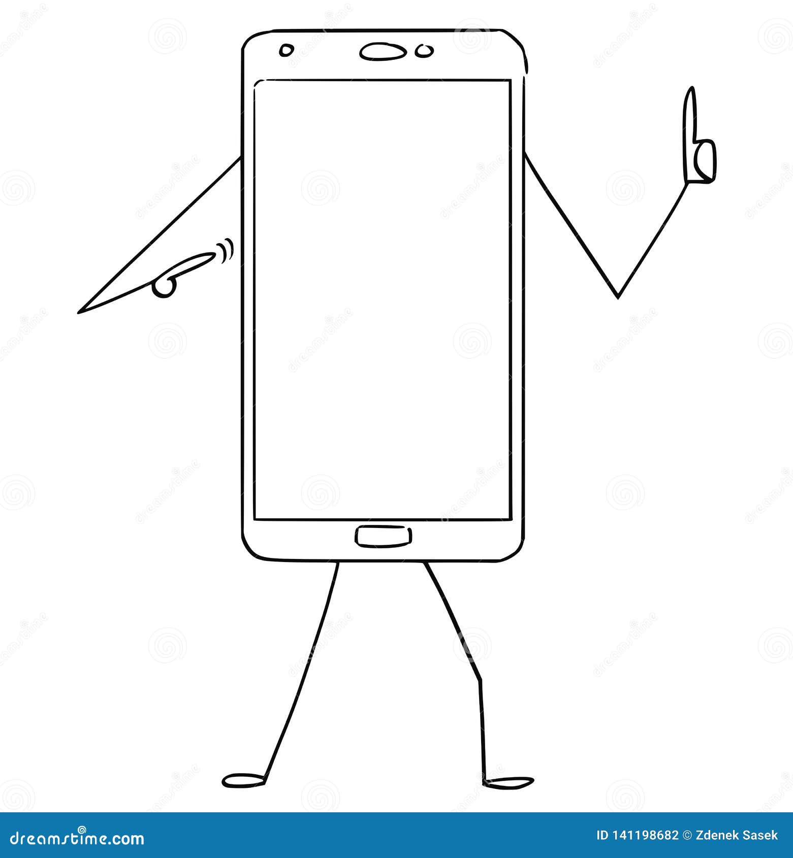 Cartoon of Mobile Phone Character Pointing at Yourself and Showing Thumb Up Stock Vector - Illustration of cellphone, graphic: 141198682 Cartoon of Mobile Phone Character Pointing at Yourself and Showing Thumb Up Stock Vector - Illustration of cellphone, graphic: 141198682