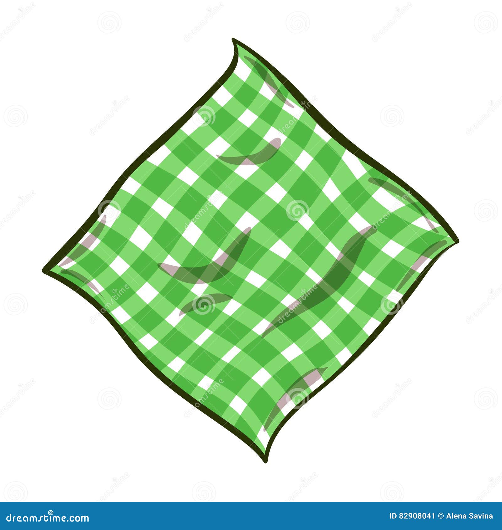 cartoon striped napkin