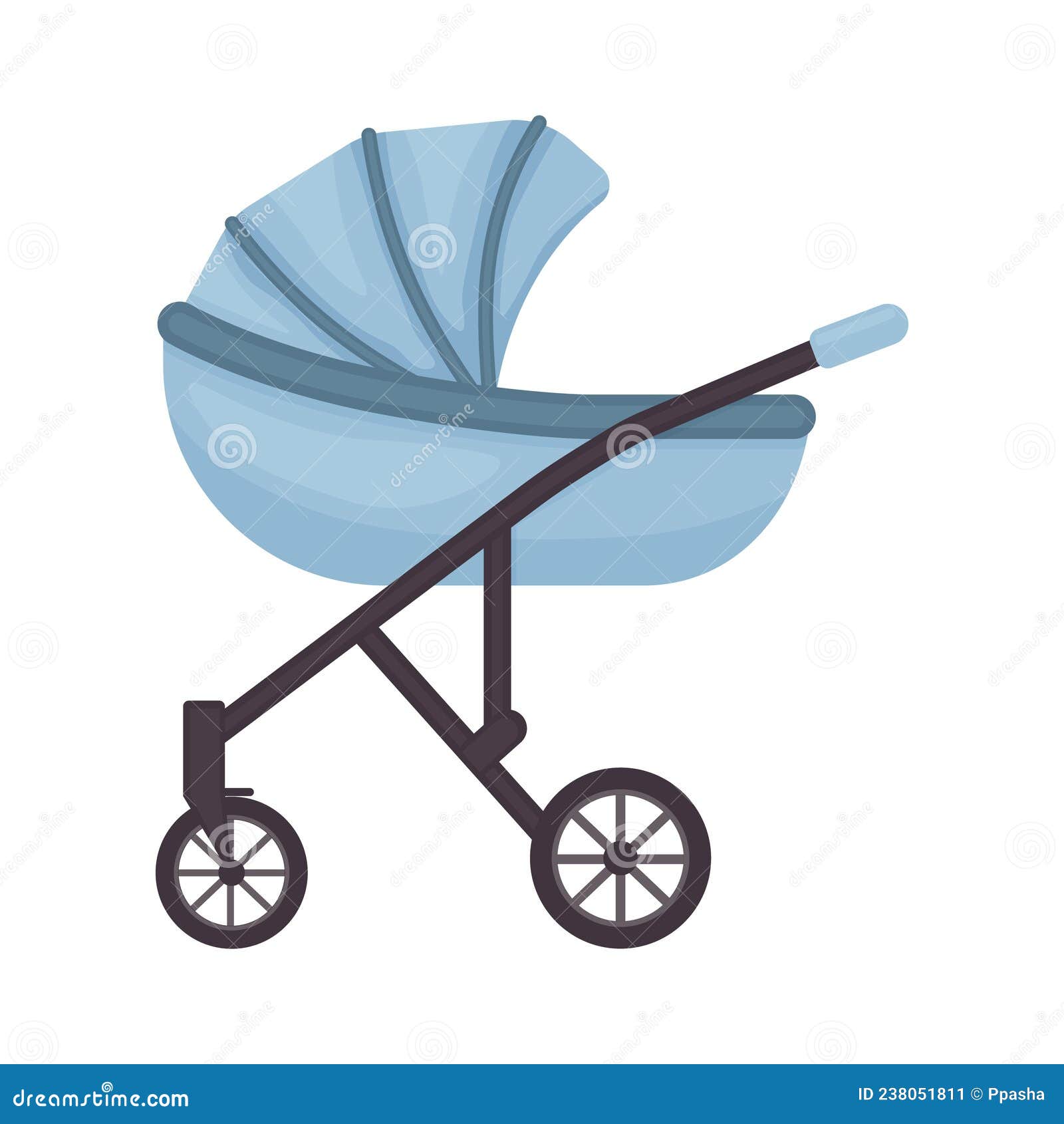 A Cartoon-style Baby Stroller. a Blue Baby Carriage Stock Vector - Illustration of toddler, transportation: 238051811 A Cartoon-style Baby Stroller. a Blue Baby Carriage Stock Vector - Illustration of toddler, transportation: 238051811