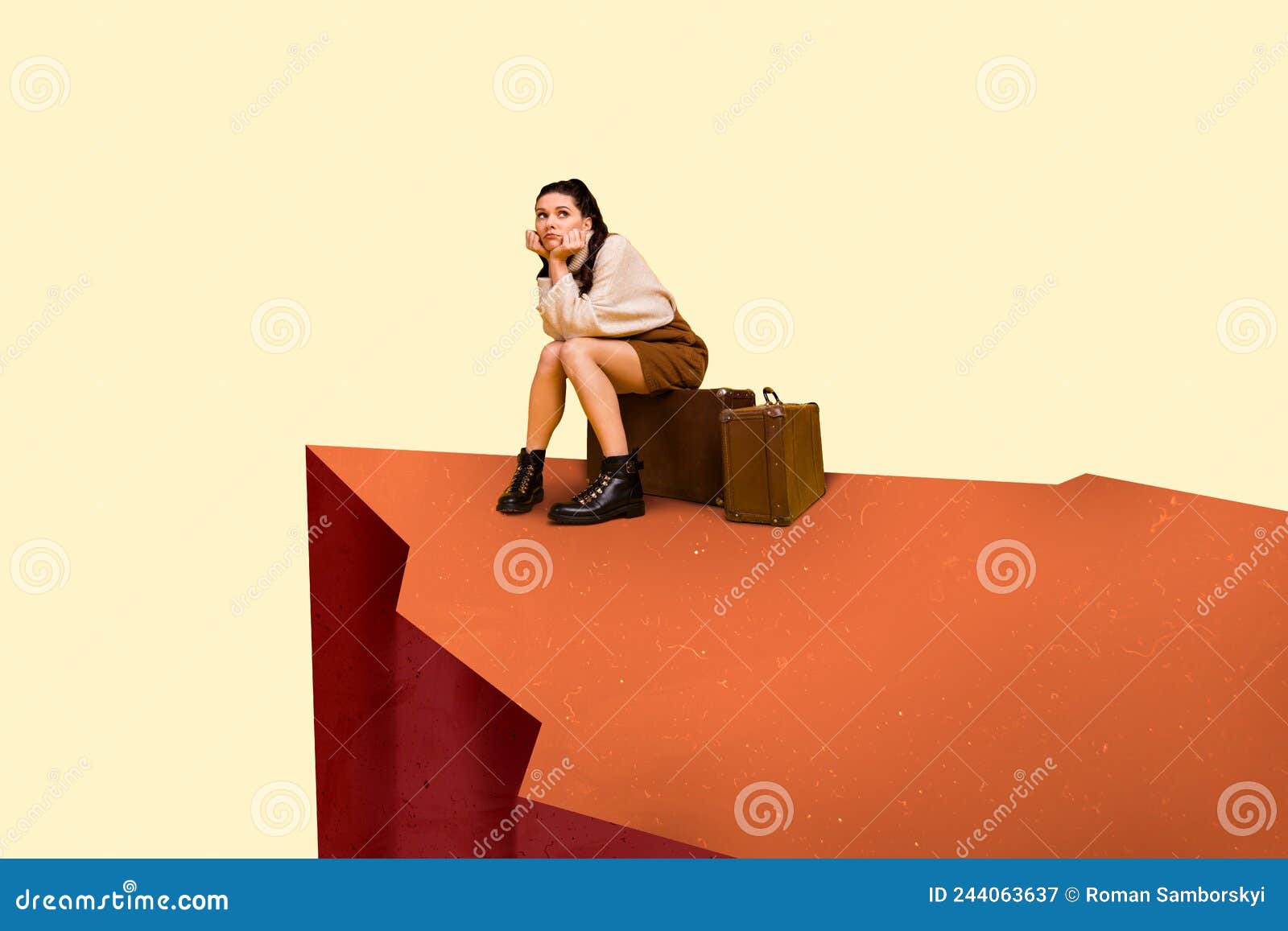104 Cartoon Lonely Girl Stock Photos - Free & Royalty-Free Stock Photos  from Dreamstime
