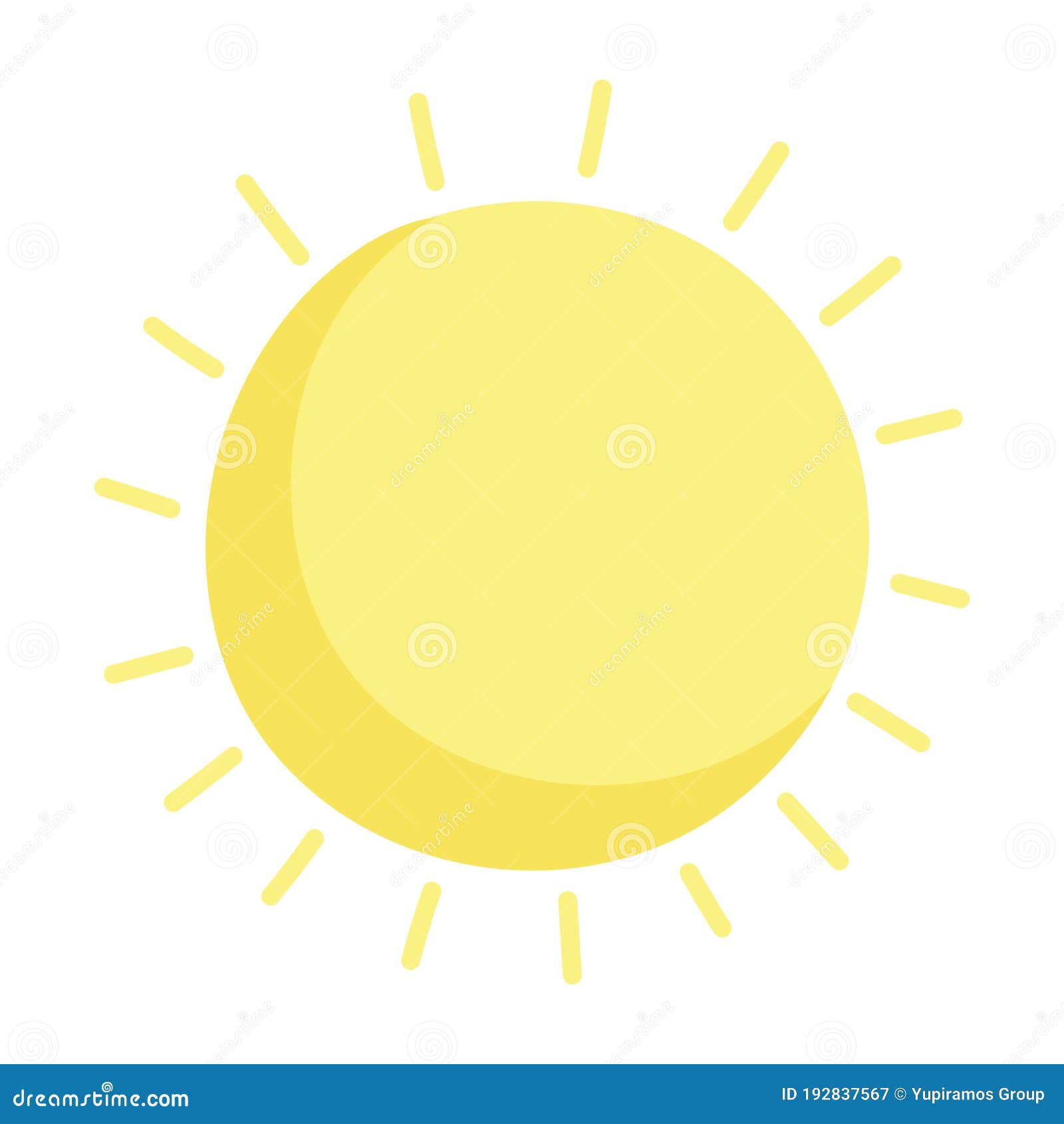 Cartoon Sun Summer Hot Weather Isolated Icon Design White Background Stock  Vector - Illustration of heat, cartoon: 192837567