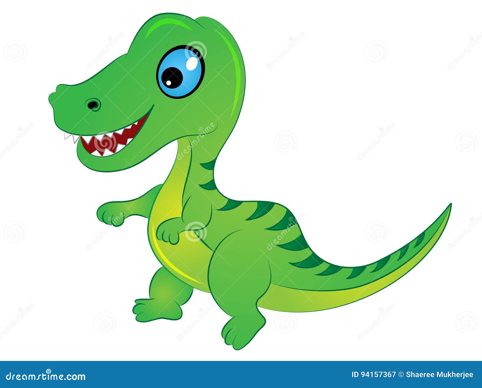 Cute cartoon t-rex stock vector. Illustration of predator - 78280380