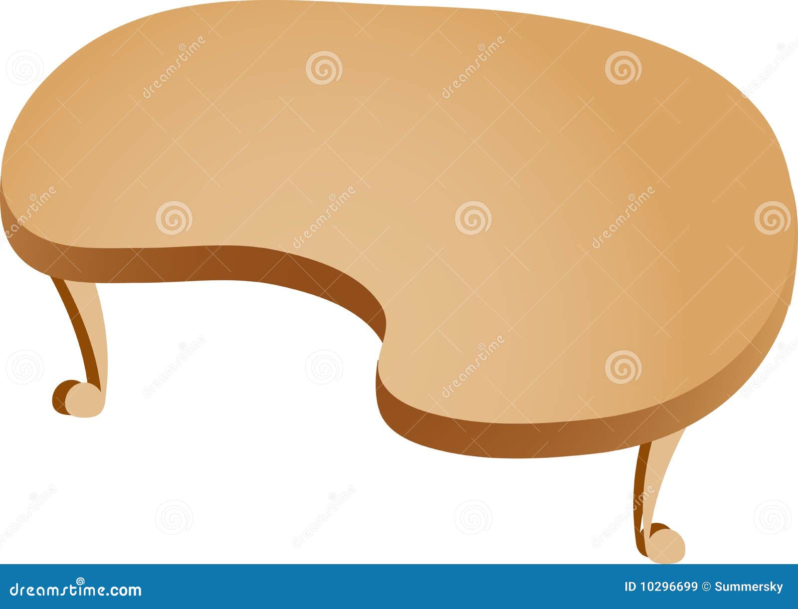 Cartoon Table Royalty Free Stock Images - Image: 10296699