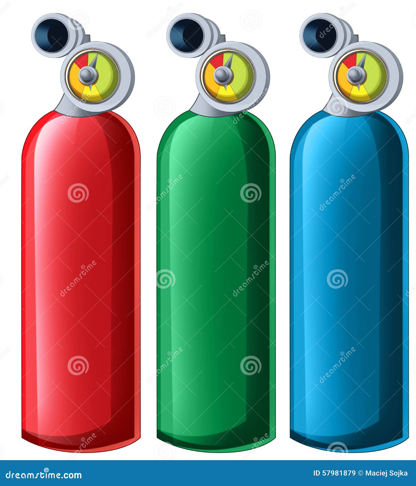 Cartoon tank for gas stock illustration. Illustration of cartridge