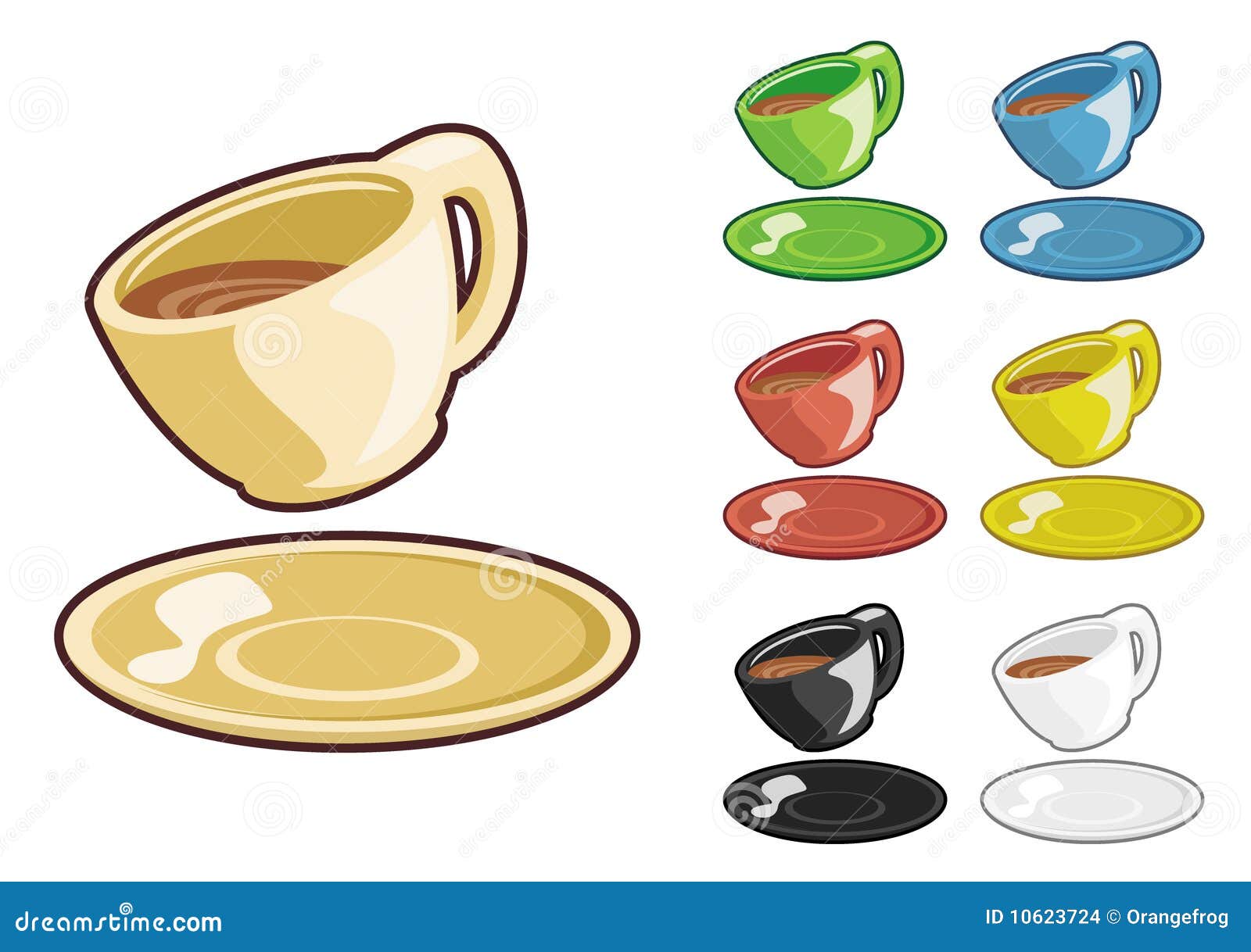 Cartoon Tea Cup Stock Images - Image: 10623724