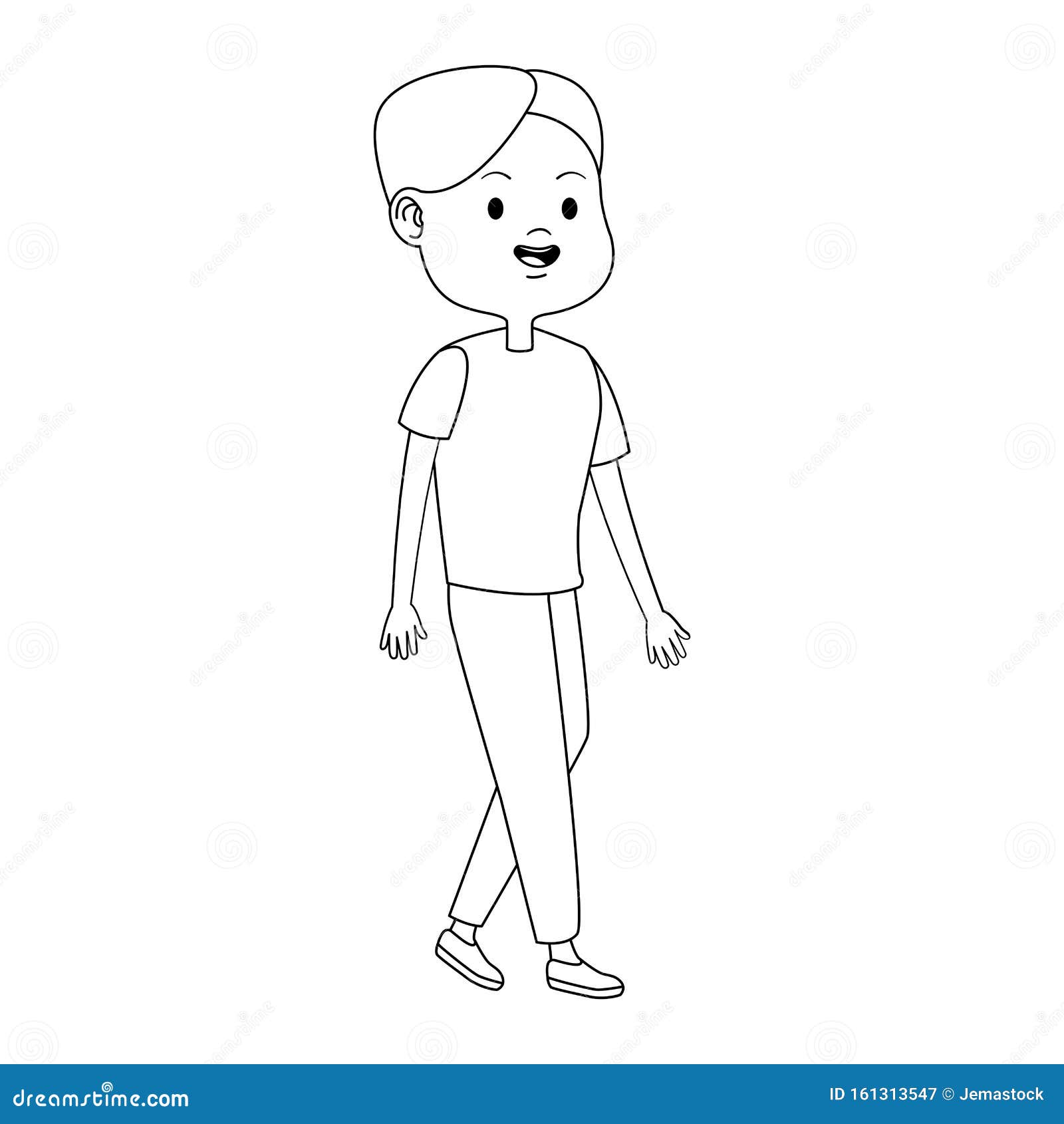 Cartoon Teen Boy Walking Icon, Flat Design Stock Vector - Illustration of sign, collection: 161313547 Cartoon Teen Boy Walking Icon, Flat Design Stock Vector - Illustration of sign, collection: 161313547