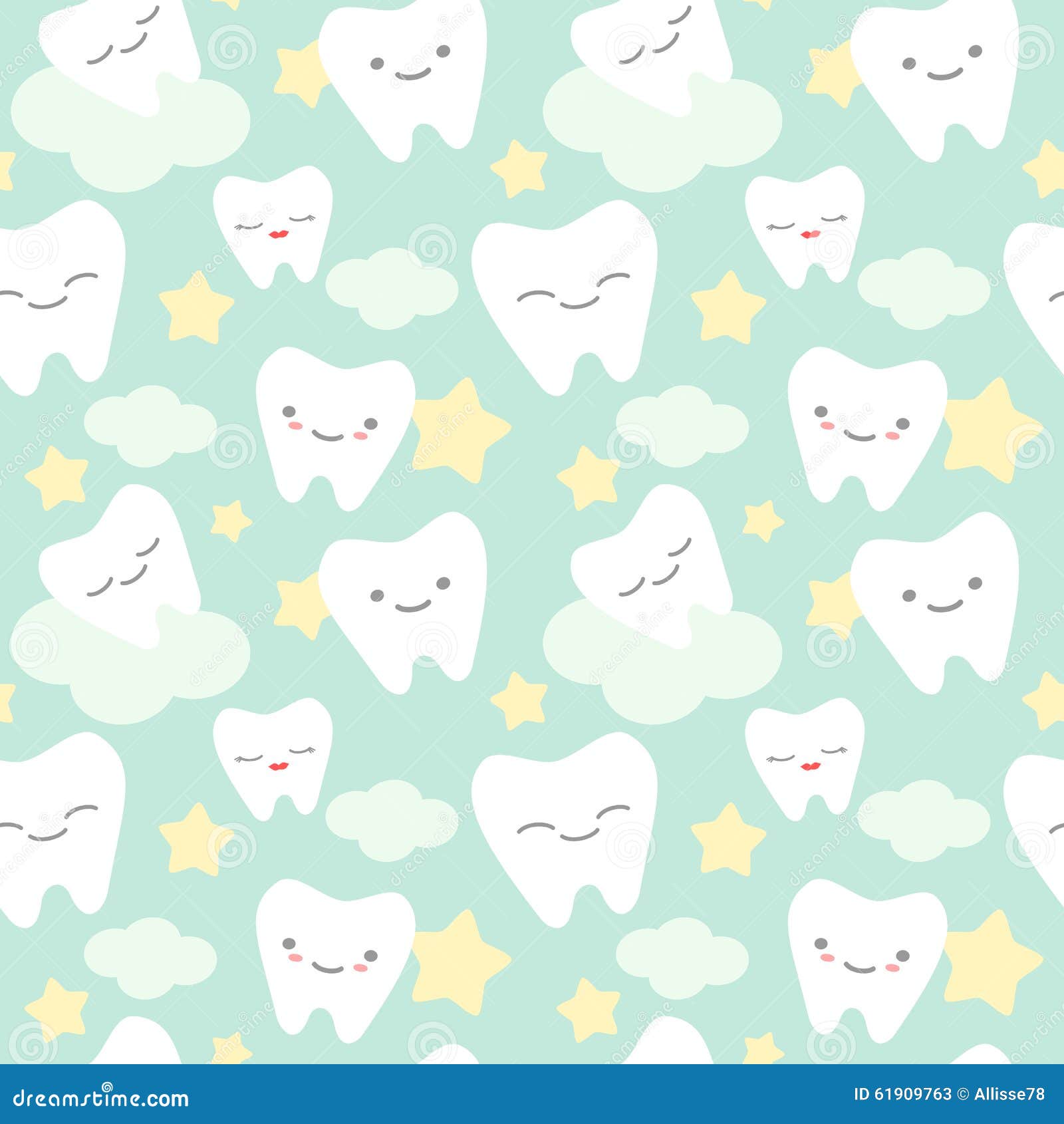 cute tooth background