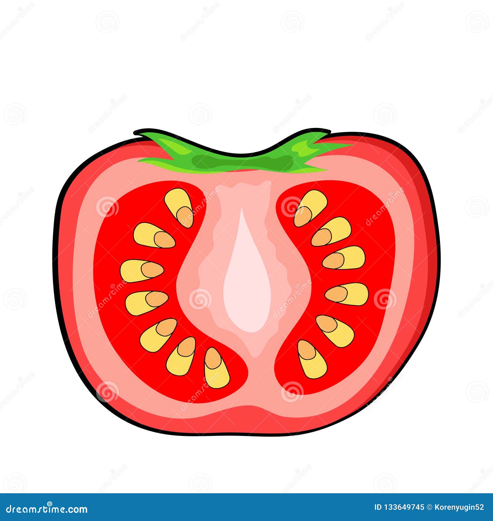 Cartoon Tomato Half Vegetable on White. Hand Draw Vector Illustration, Eps 10 Stock Vector - Illustration of decorative, nature: 133649745 Cartoon Tomato Half Vegetable on White. Hand Draw Vector Illustration, Eps 10 Stock Vector - Illustration of decorative, nature: 133649745