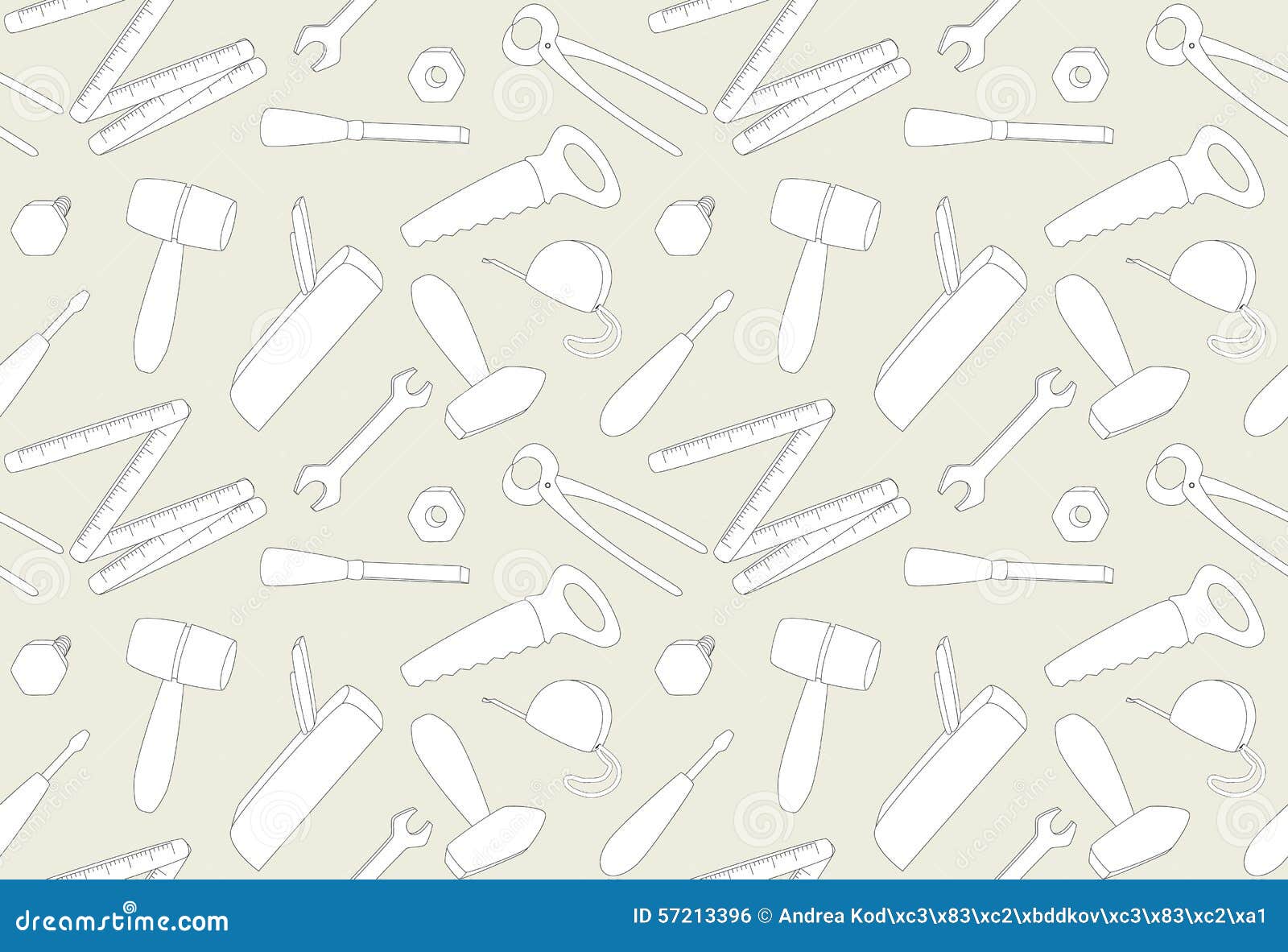 Cartoon Tools Background Vector Illustration 99096600