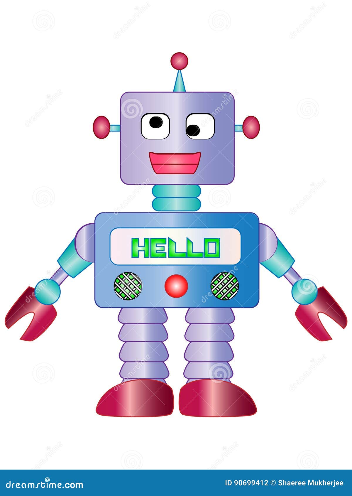 Cartoon Toy Robot Stock Vector Illustration Of Isolated Cartoon Toy Robot Stock Vector Illustration Of Isolated