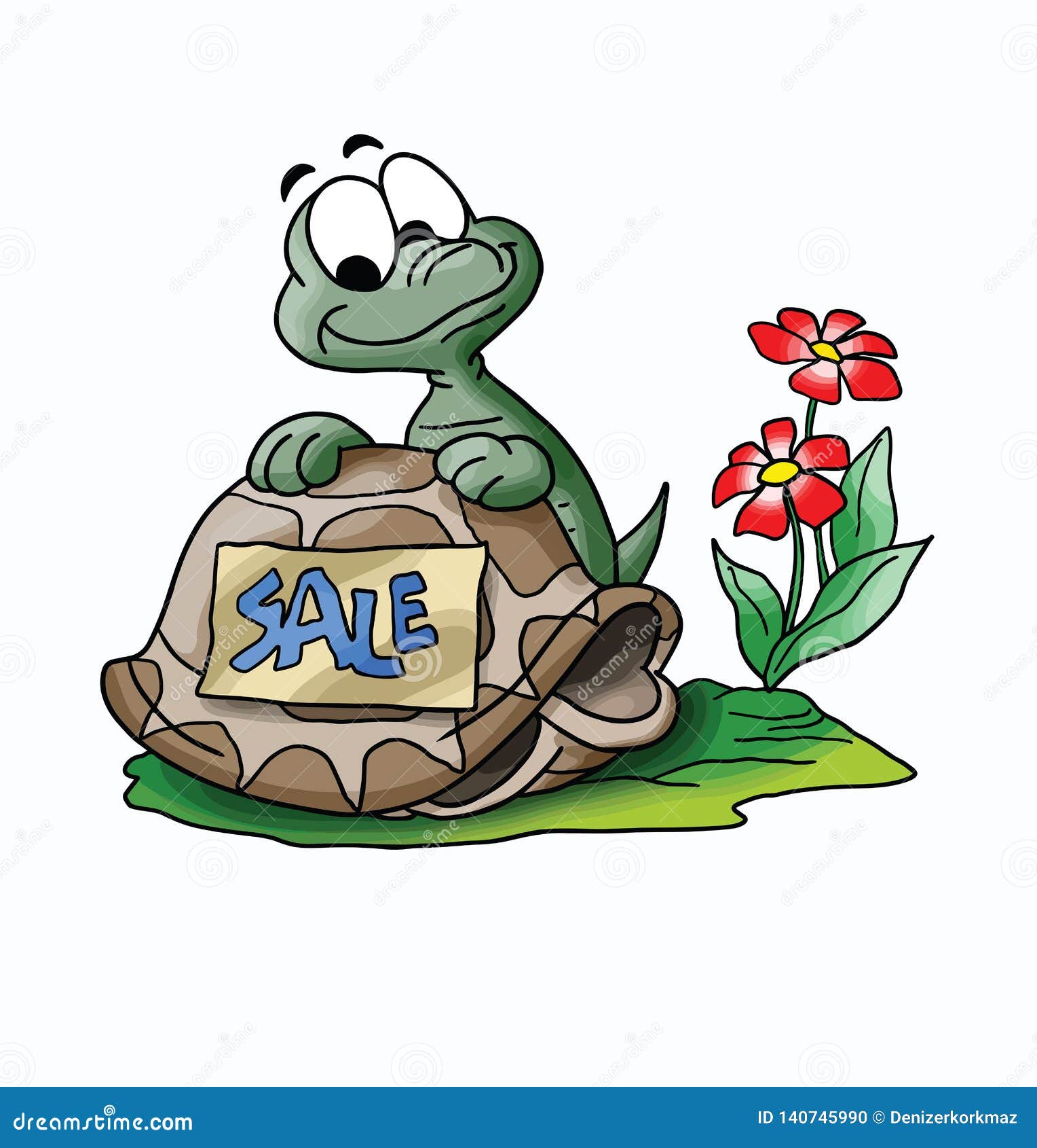 cartoon turtle selling his house 