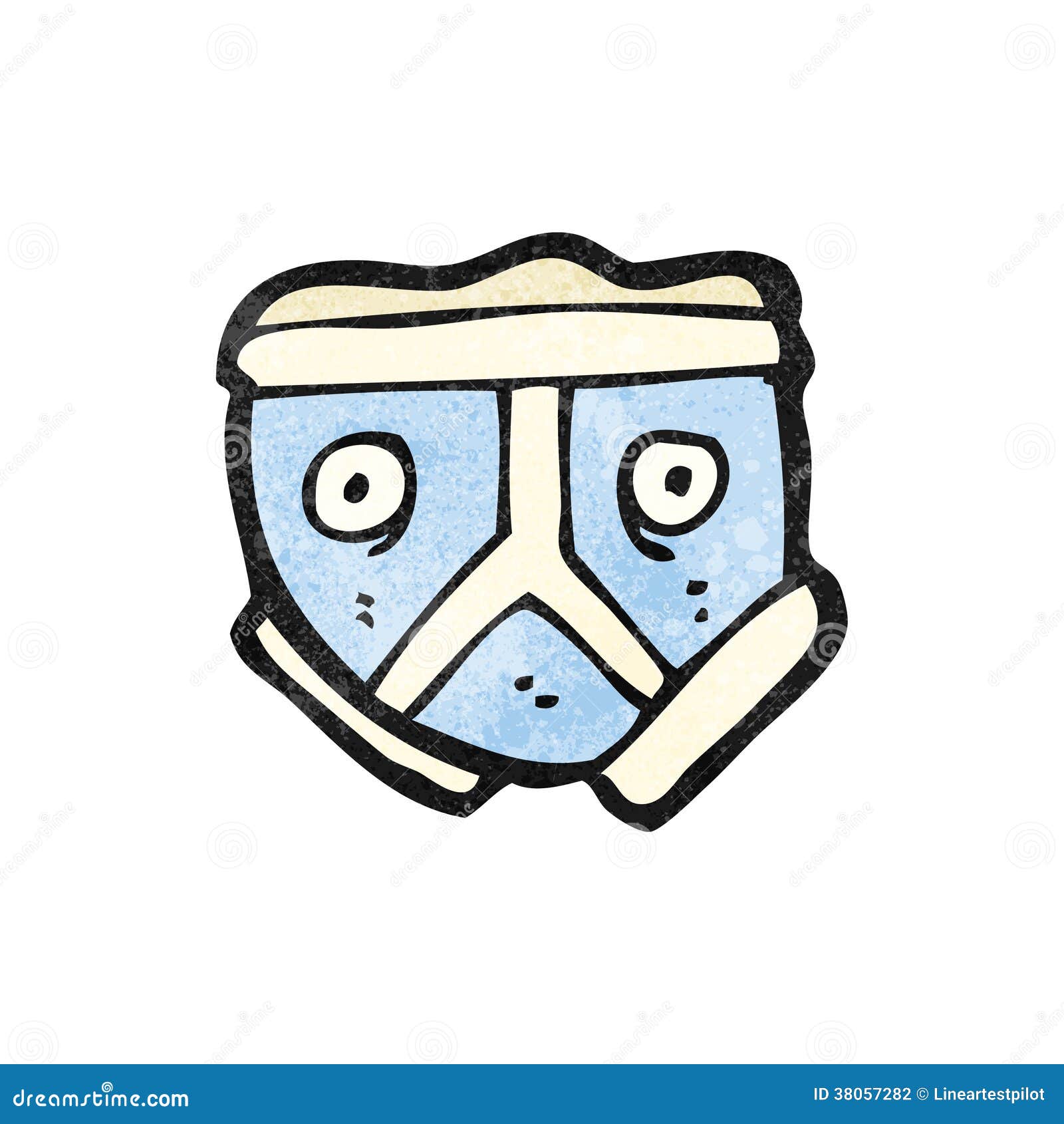 Cartoon underwear stock vector. Illustration of grunge - 38057282