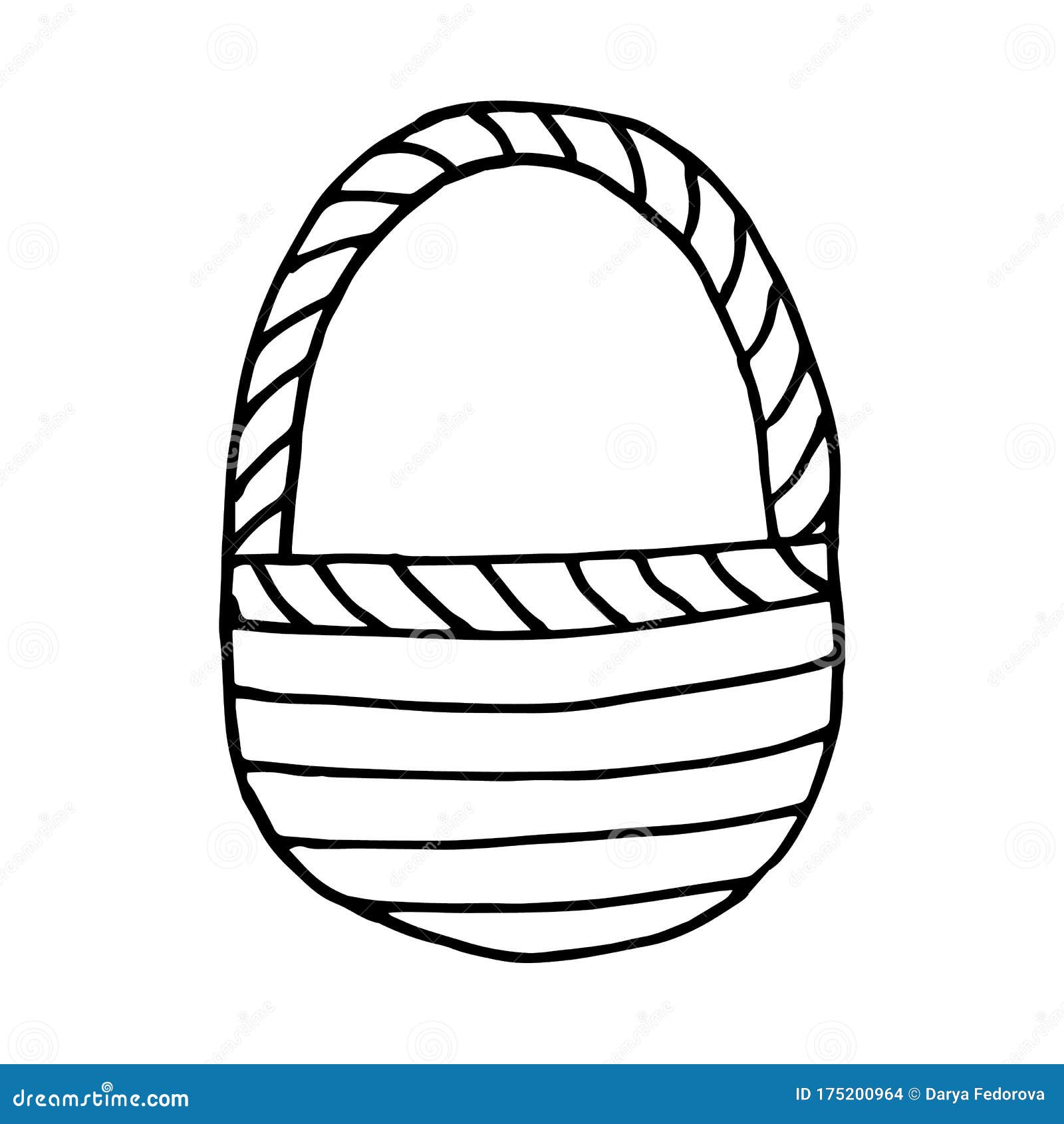 Cartoon Vector Hand Drawn Sketch Illustration of Empty Basket on White. Vector for Easter Stock Illustration - Illustration of isolated, easter: 175200964 Cartoon Vector Hand Drawn Sketch Illustration of Empty Basket on White. Vector for Easter Stock Illustration - Illustration of isolated, easter: 175200964