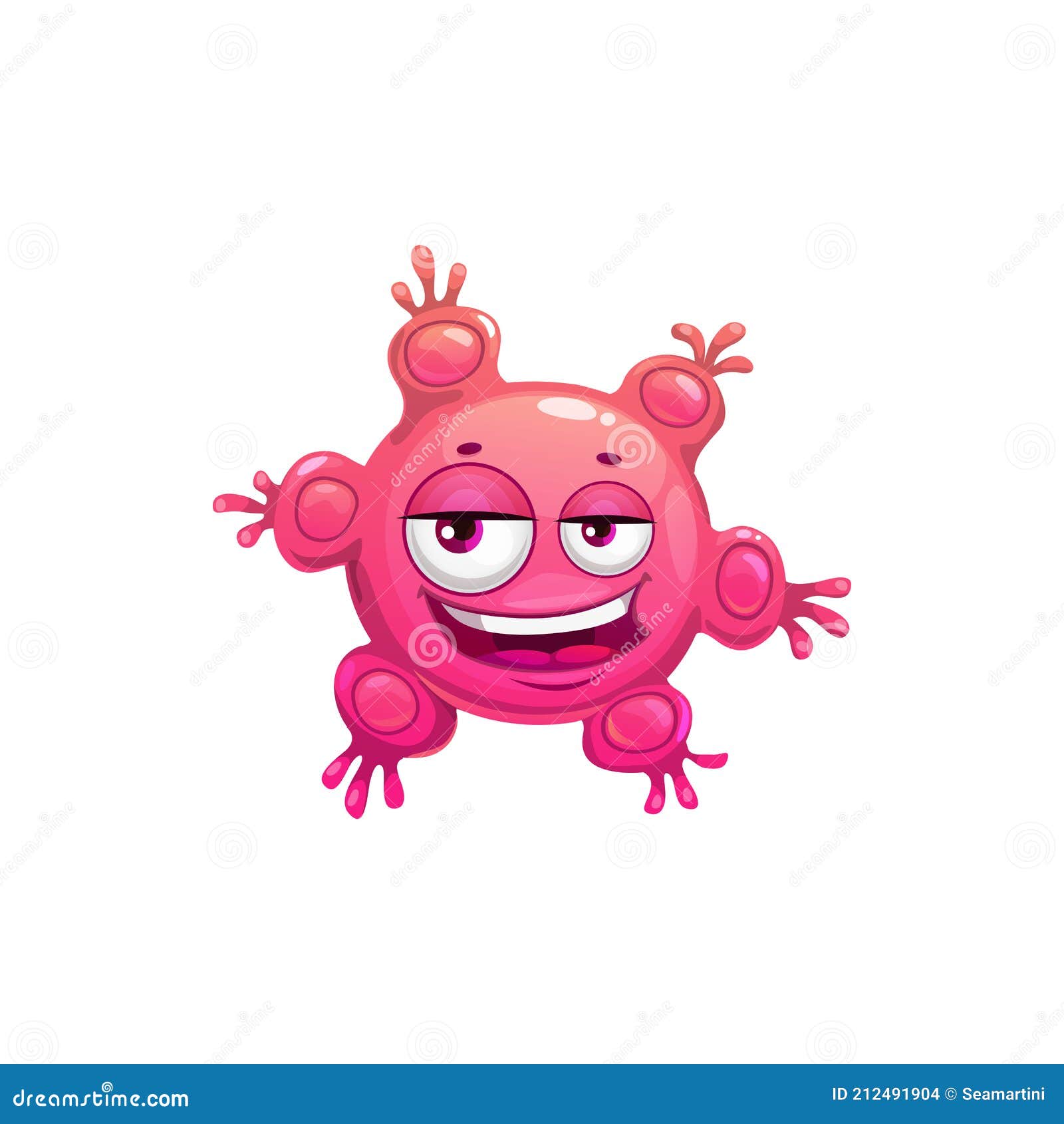 Cartoon Virus Cell Vector Icon, Cute Pink Bacteria Stock Vector - Illustration of cute, face: 212491904 Cartoon Virus Cell Vector Icon, Cute Pink Bacteria Stock Vector - Illustration of cute, face: 212491904